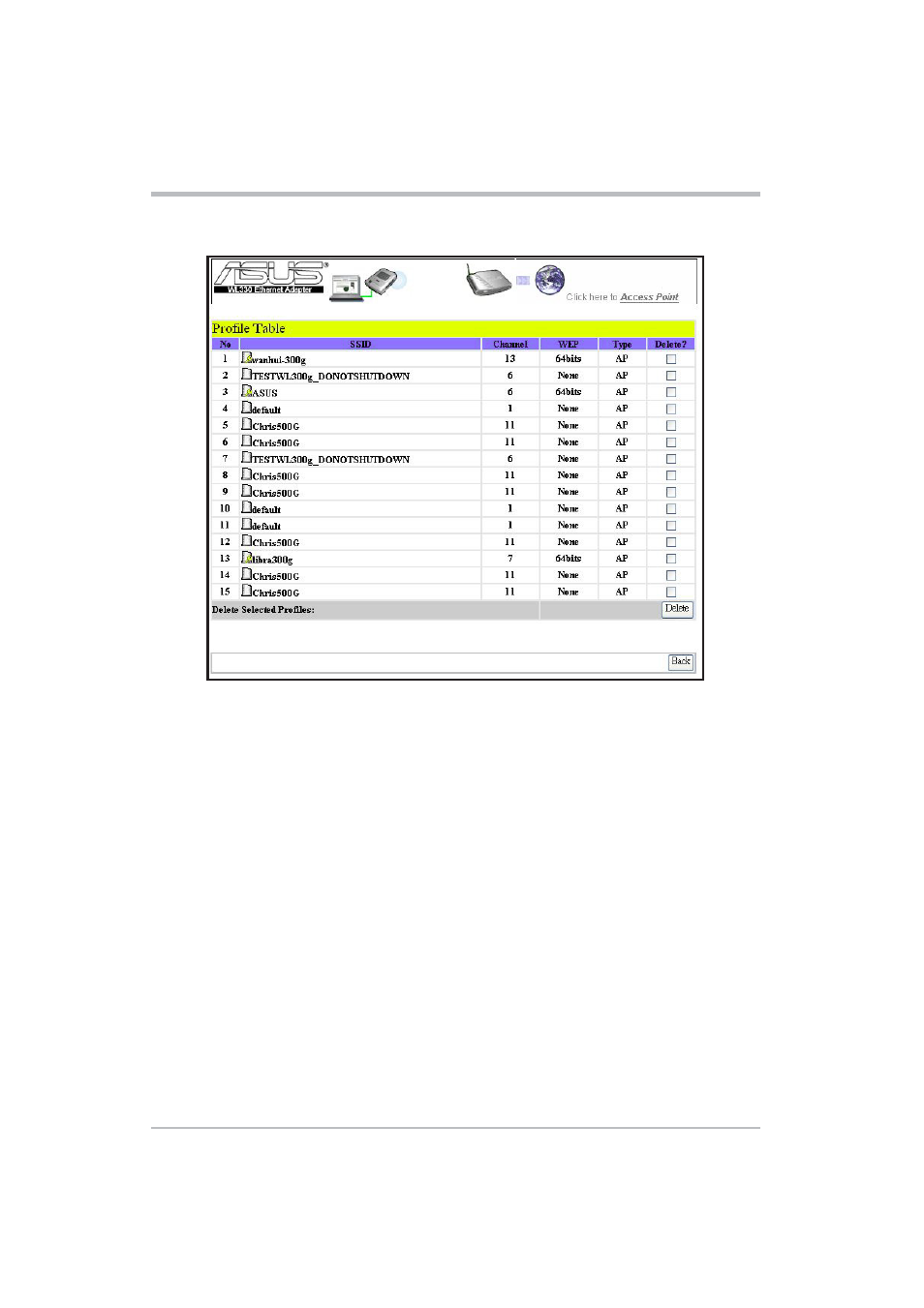 Configuration | Asus WL-330 User Manual | Page 54 / 70