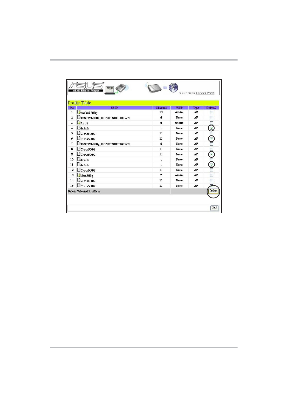 Configuration | Asus WL-330 User Manual | Page 55 / 70