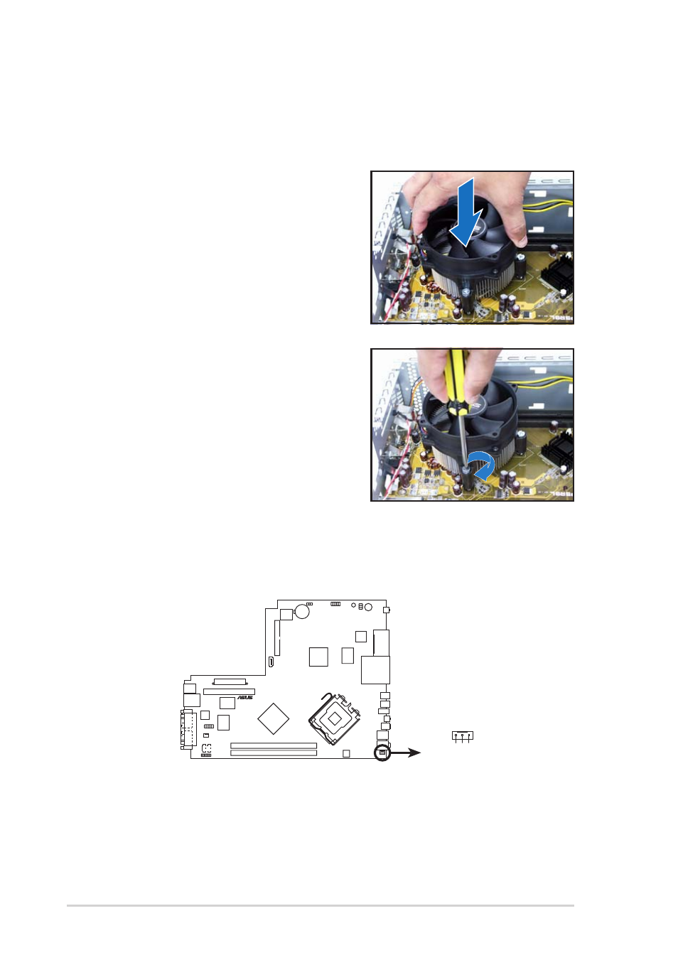 3 reinstalling the cpu fan and heatsink assembly | Asus P1-PH1 User Manual | Page 24 / 88