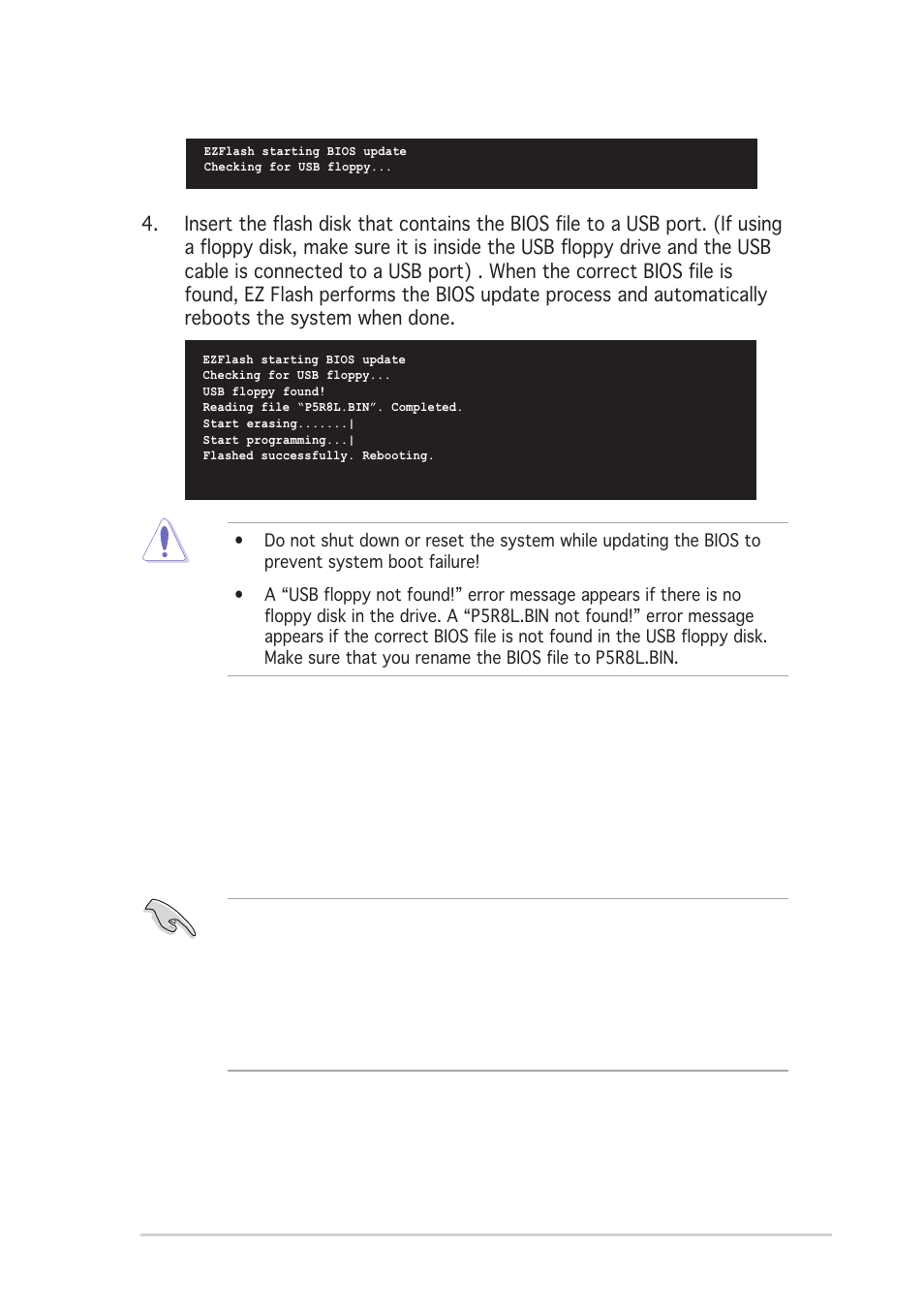 2 recovering the bios with crashfree bios 2 | Asus P1-PH1 User Manual | Page 61 / 88