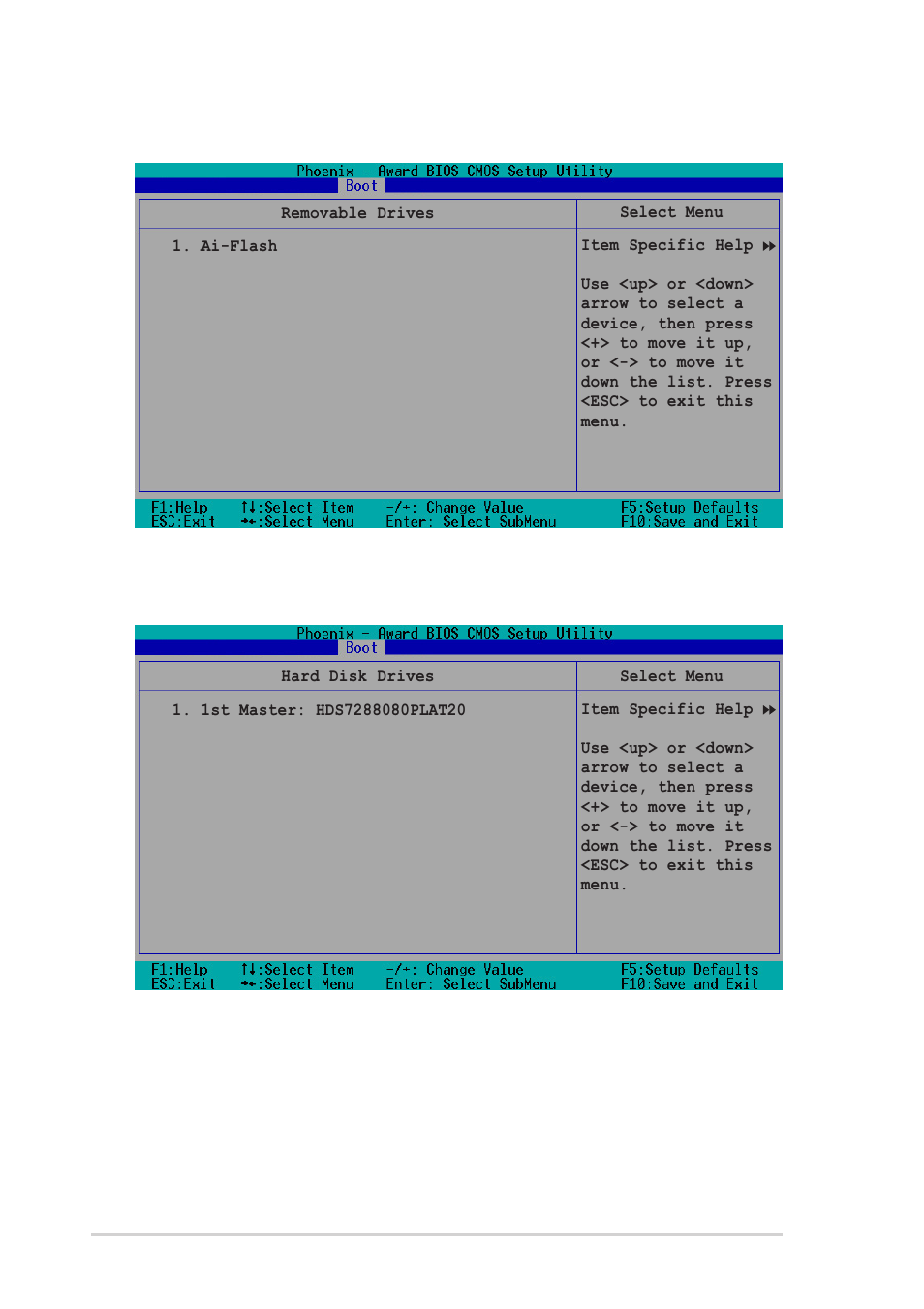 2 removable drives, 3 hard disk drives | Asus P1-PH1 User Manual | Page 82 / 88