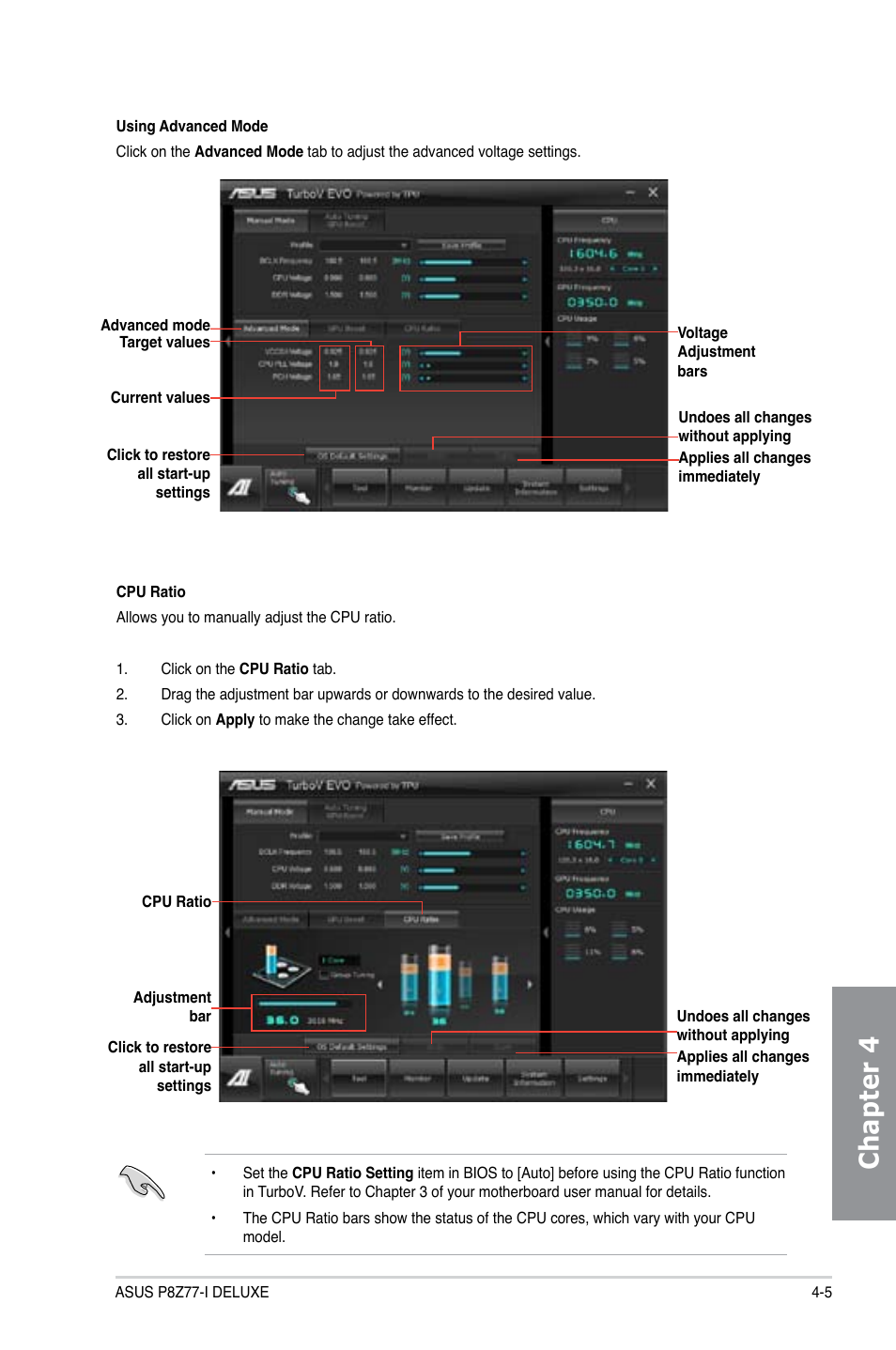 Chapter 4 | Asus P8Z77-I DELUXE/WD User Manual | Page 111 / 178