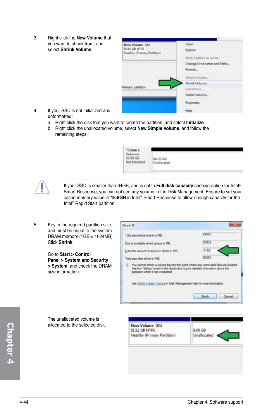 Chapter 4 | Asus P8Z77-I DELUXE/WD User Manual | Page 150 / 178