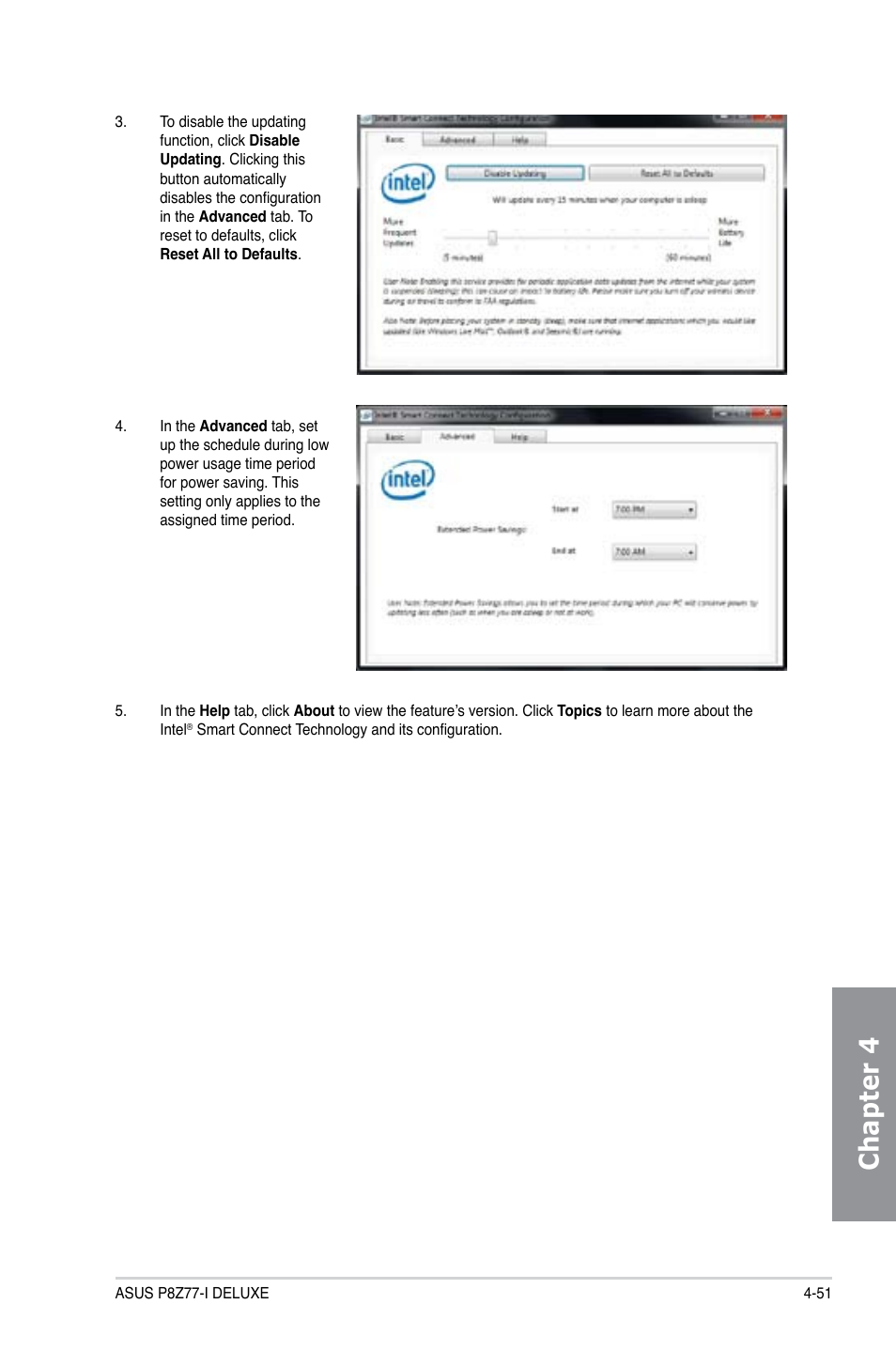 Chapter 4 | Asus P8Z77-I DELUXE/WD User Manual | Page 157 / 178