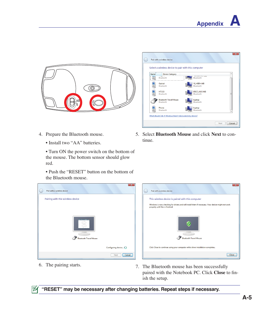 A- appendix | Asus X80A User Manual | Page 59 / 88