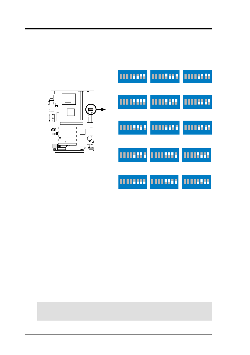 Hardware setup, Cuv4x cpu external frequency selection | Asus E500-PV User Manual | Page 20 / 104