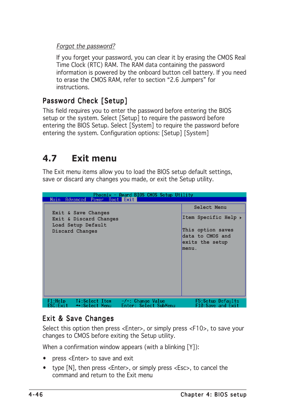 7 exit menu | Asus K8N4-E DELUXE User Manual | Page 112 / 166