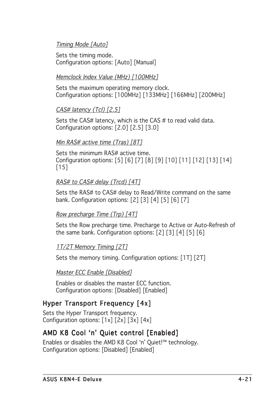 Asus K8N4-E DELUXE User Manual | Page 87 / 166