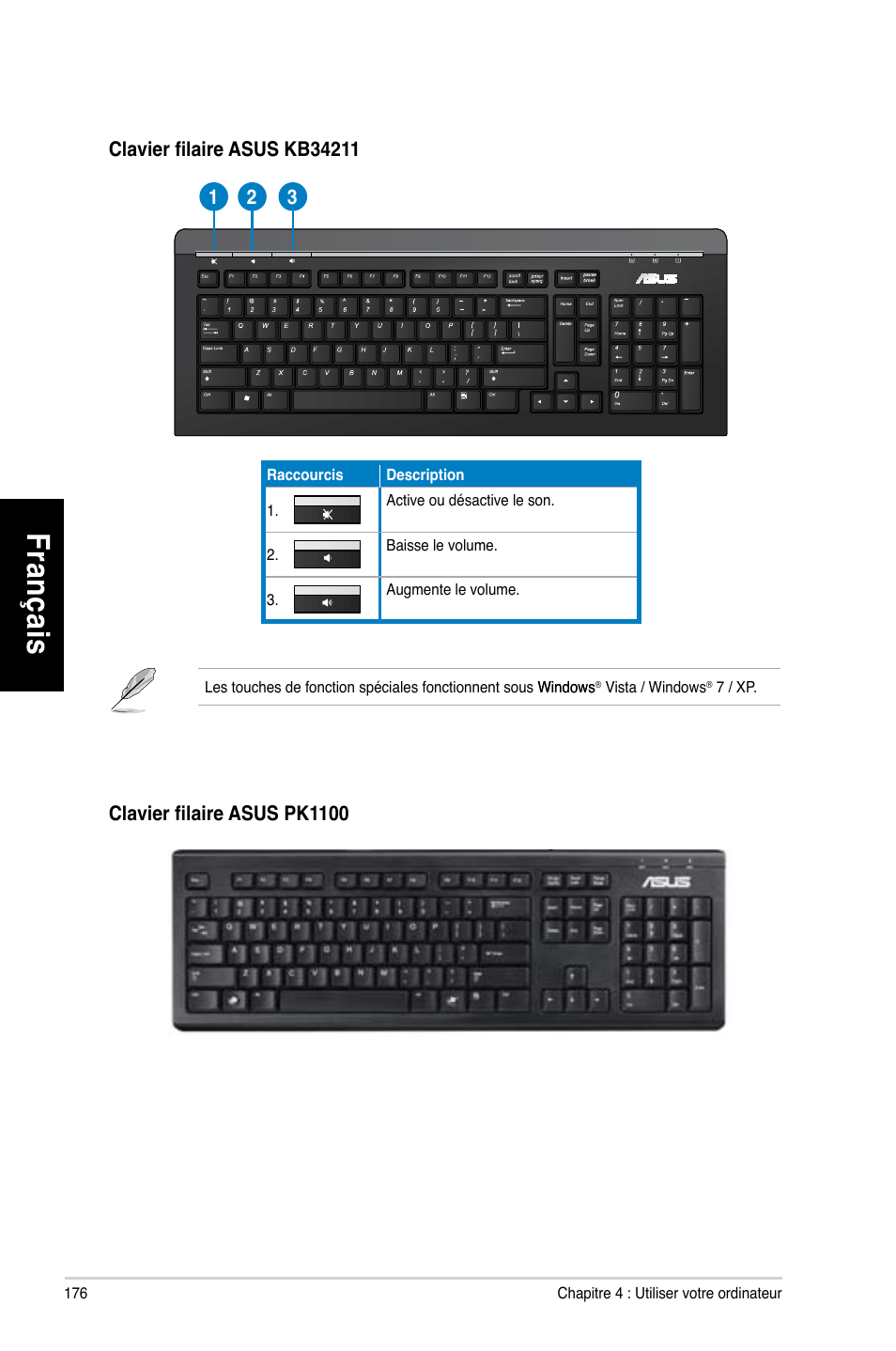 Fr an ça is fra nç ais fr an ça is fra nç ais | Asus CM6731 User Manual | Page 178 / 480