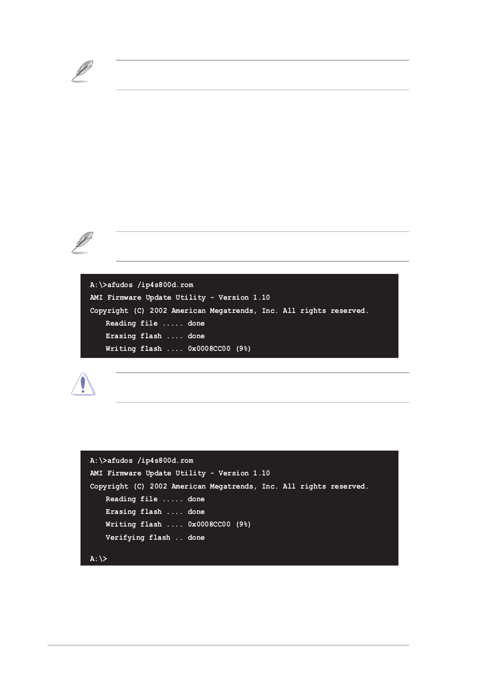 4 chapter 2: bios information | Asus P4S800D User Manual | Page 40 / 84