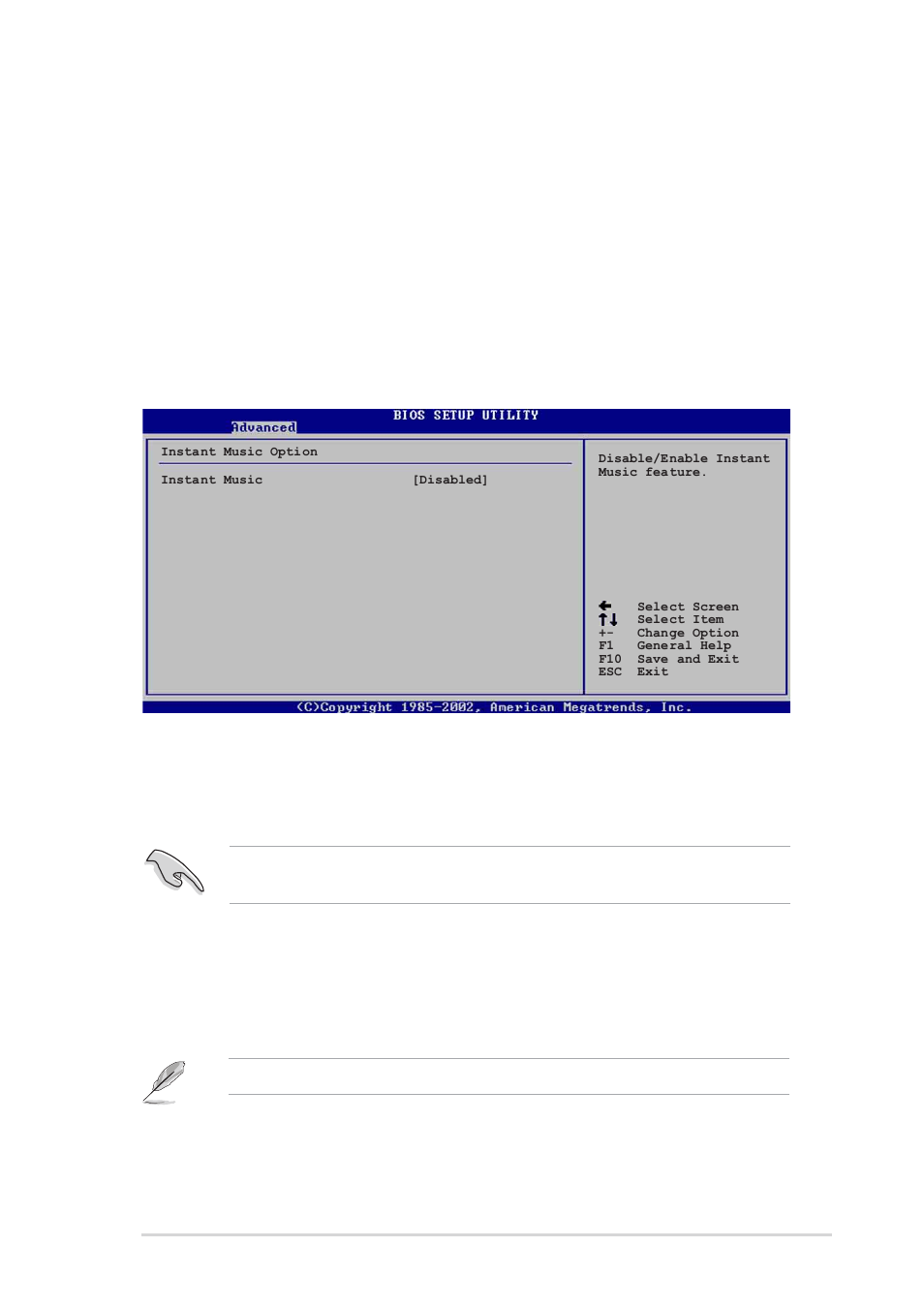 7 instant music configuration, Usb 2.0 controller mode [hispeed, Stop ehci hc in ohci handover [enabled | Instant music [disabled, Instant music cd-rom drive [ide secondary master | Asus P4S800D User Manual | Page 59 / 84