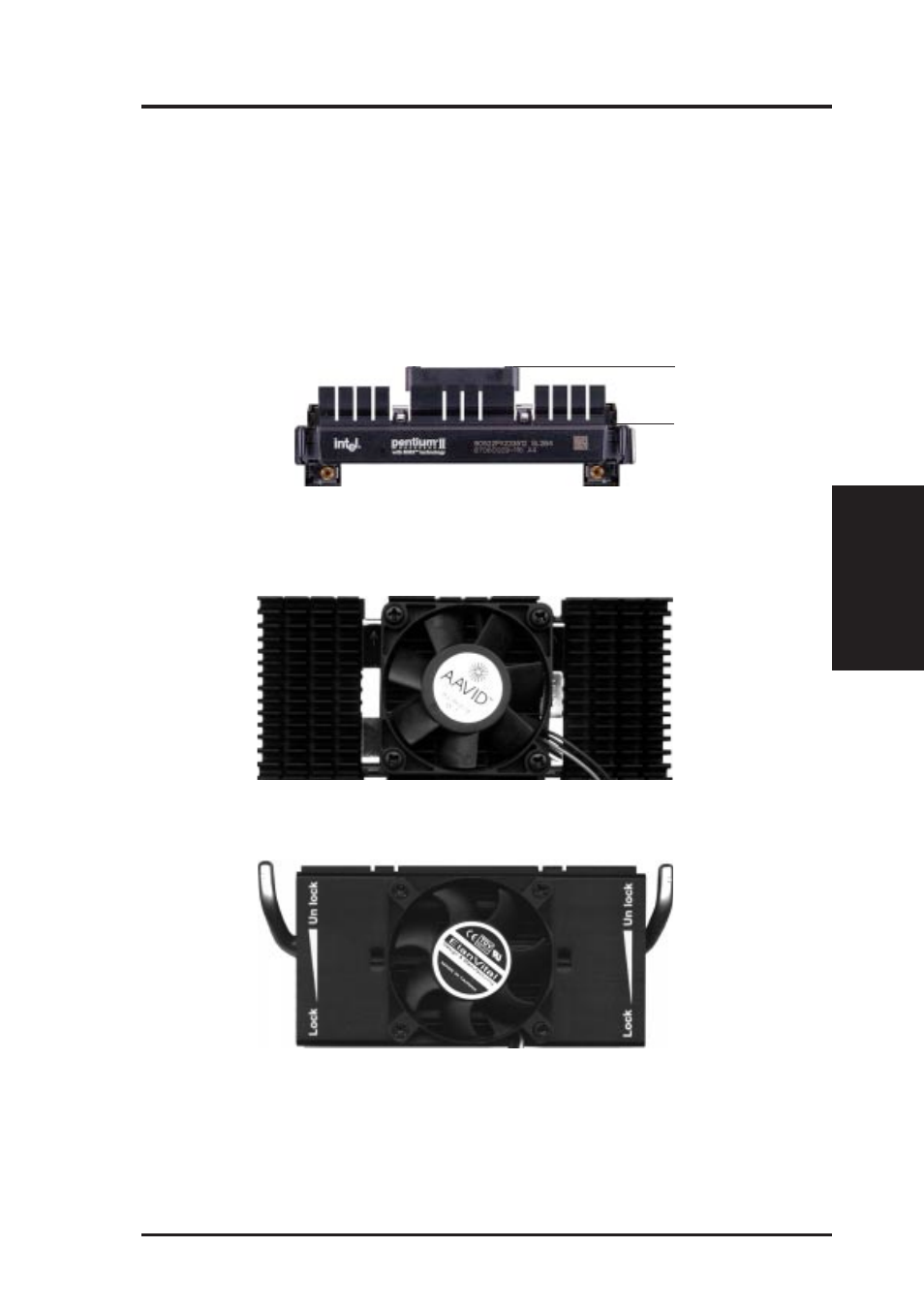 Iii. installation, Recommended heatsinks, Aavid heatsink elan vital heatsink | Asus P2L97-DS User Manual | Page 25 / 72