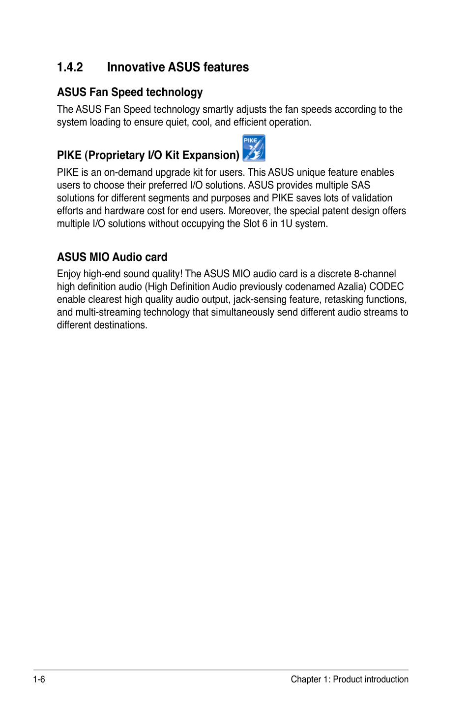 2 innovative asus features, Innovative asus features -6 | Asus KGPE-D16 User Manual | Page 20 / 158