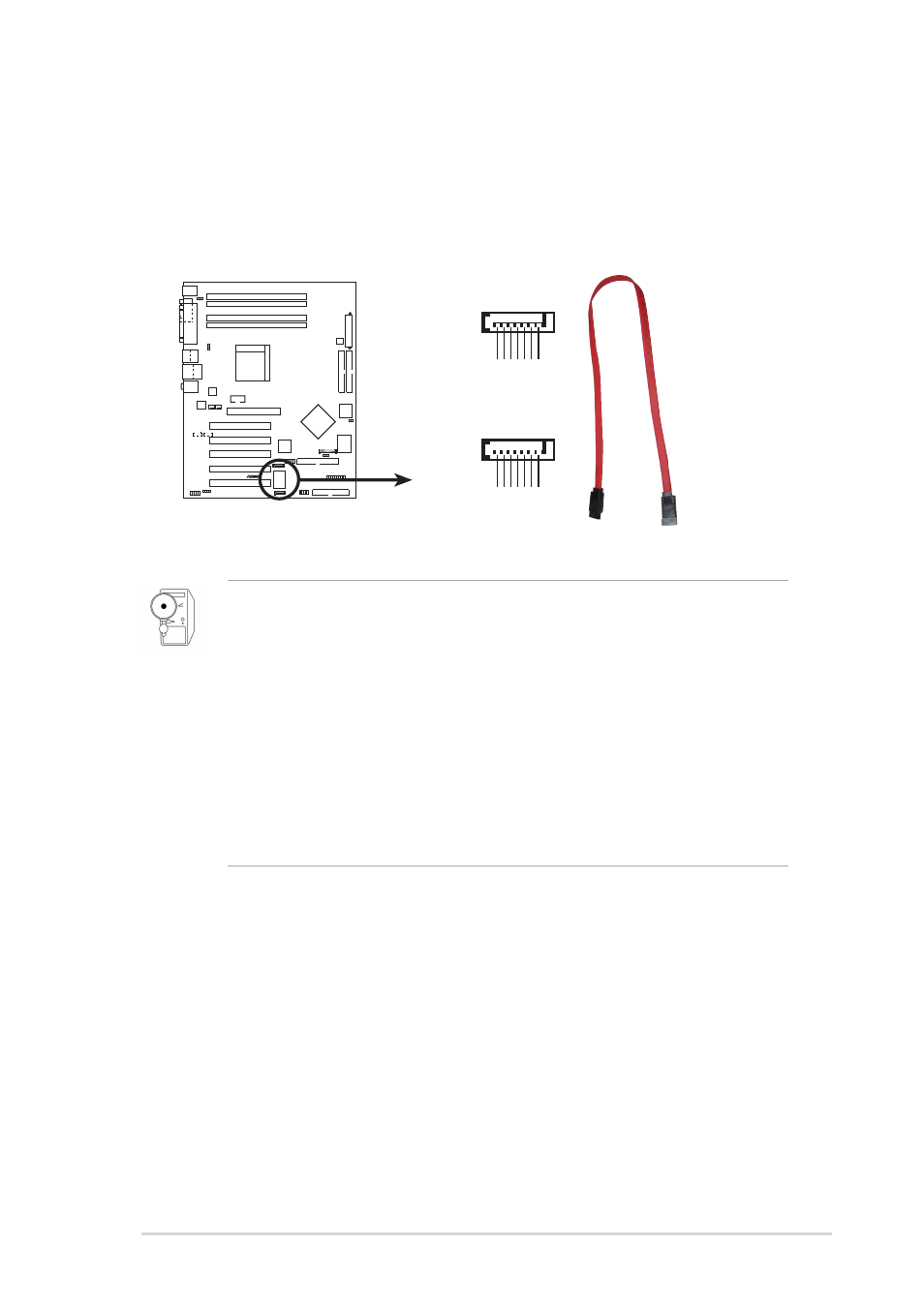 Xp™ service pack 1 when using serial ata, Sk8n sata connectors sata_raid2, Sata_raid1 | Asus AW171 User Manual | Page 49 / 126