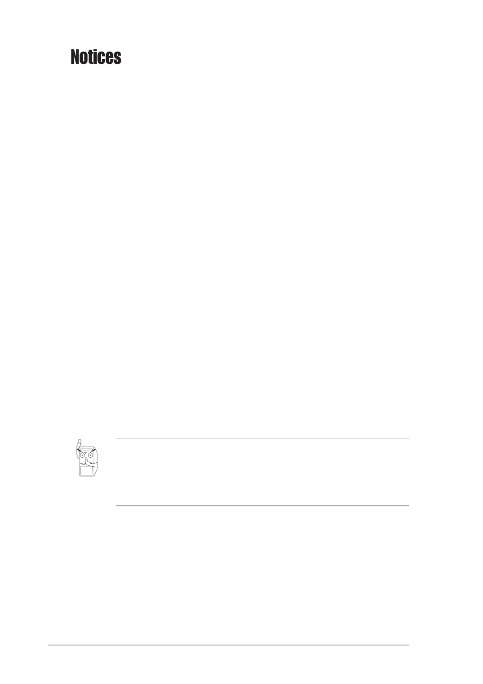 Notices, Federal communications commission statement, Canadian department of communications statement | Asus AW171 User Manual | Page 6 / 126