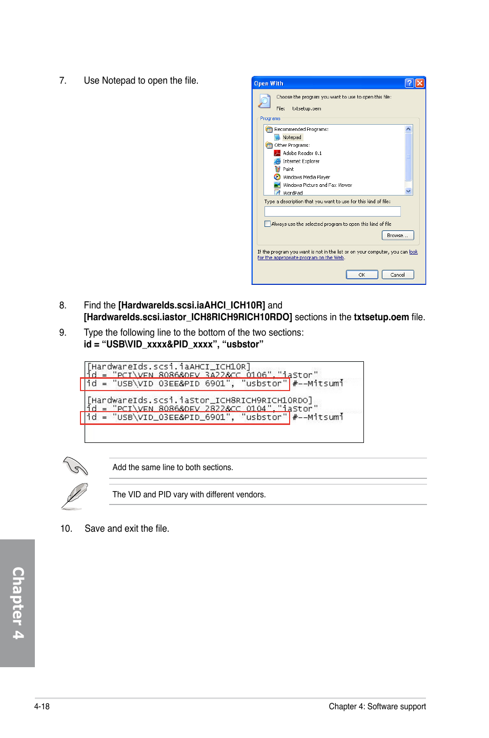 Chapter 4 | Asus Sabertooth X58 User Manual | Page 116 / 128