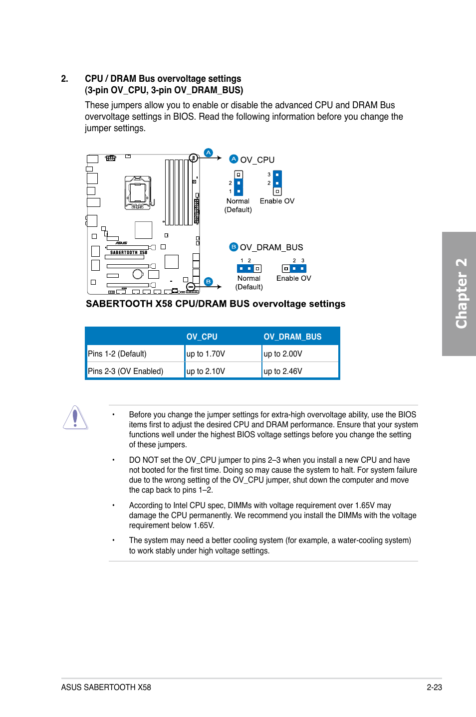 Chapter 2 | Asus Sabertooth X58 User Manual | Page 41 / 128