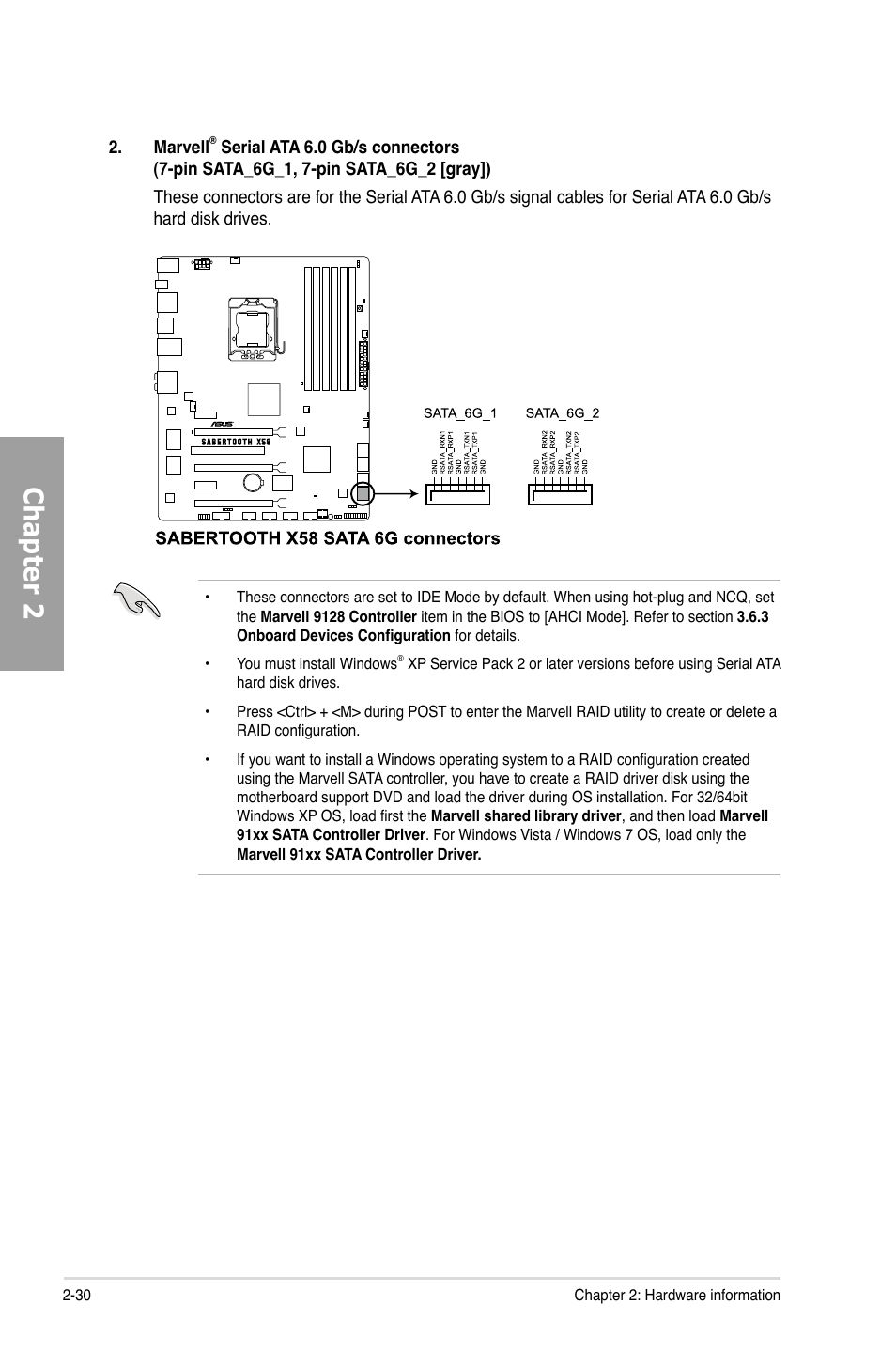 Chapter 2 | Asus Sabertooth X58 User Manual | Page 48 / 128