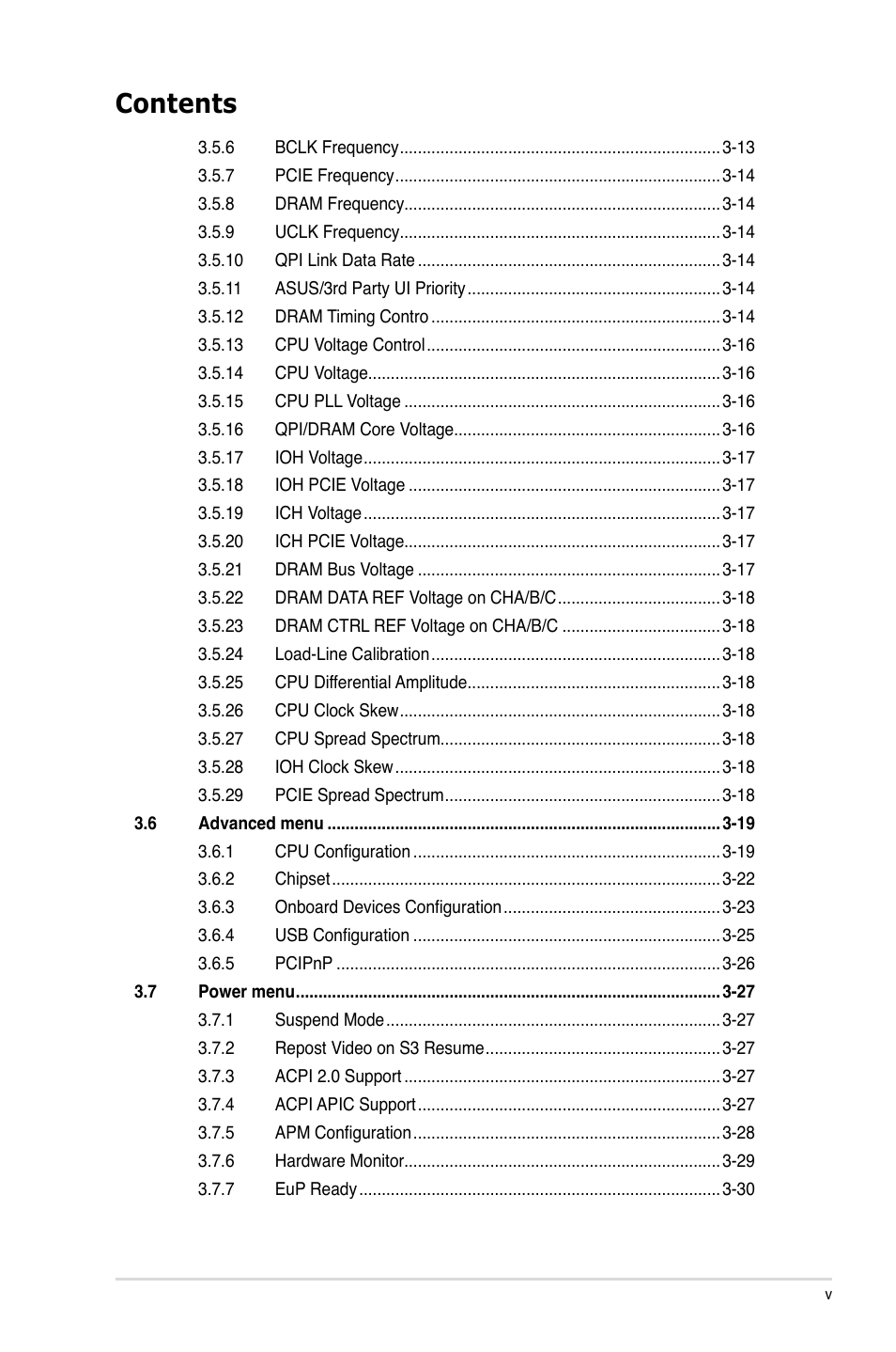 Asus Sabertooth X58 User Manual | Page 5 / 128