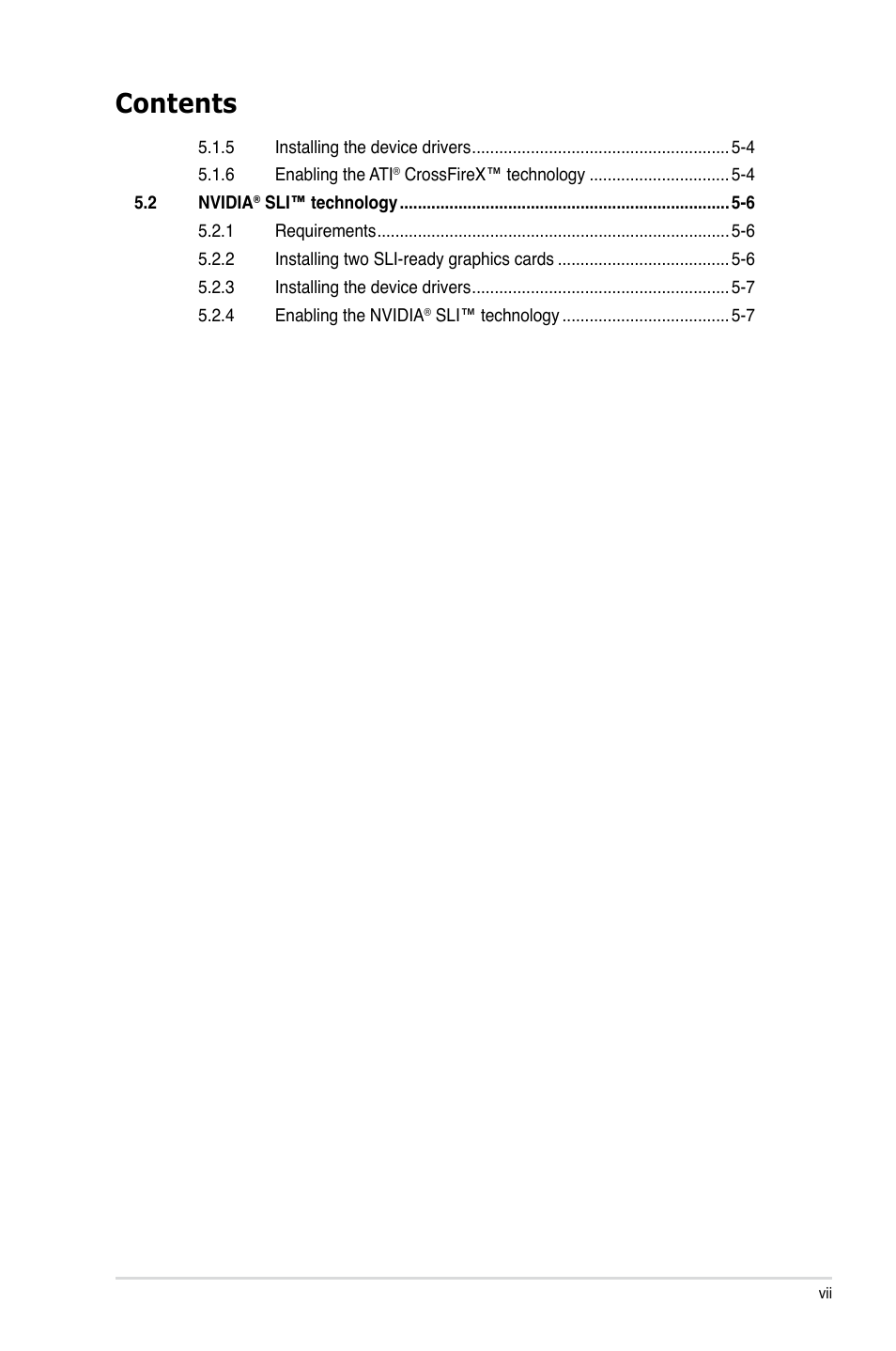 Asus Sabertooth X58 User Manual | Page 7 / 128