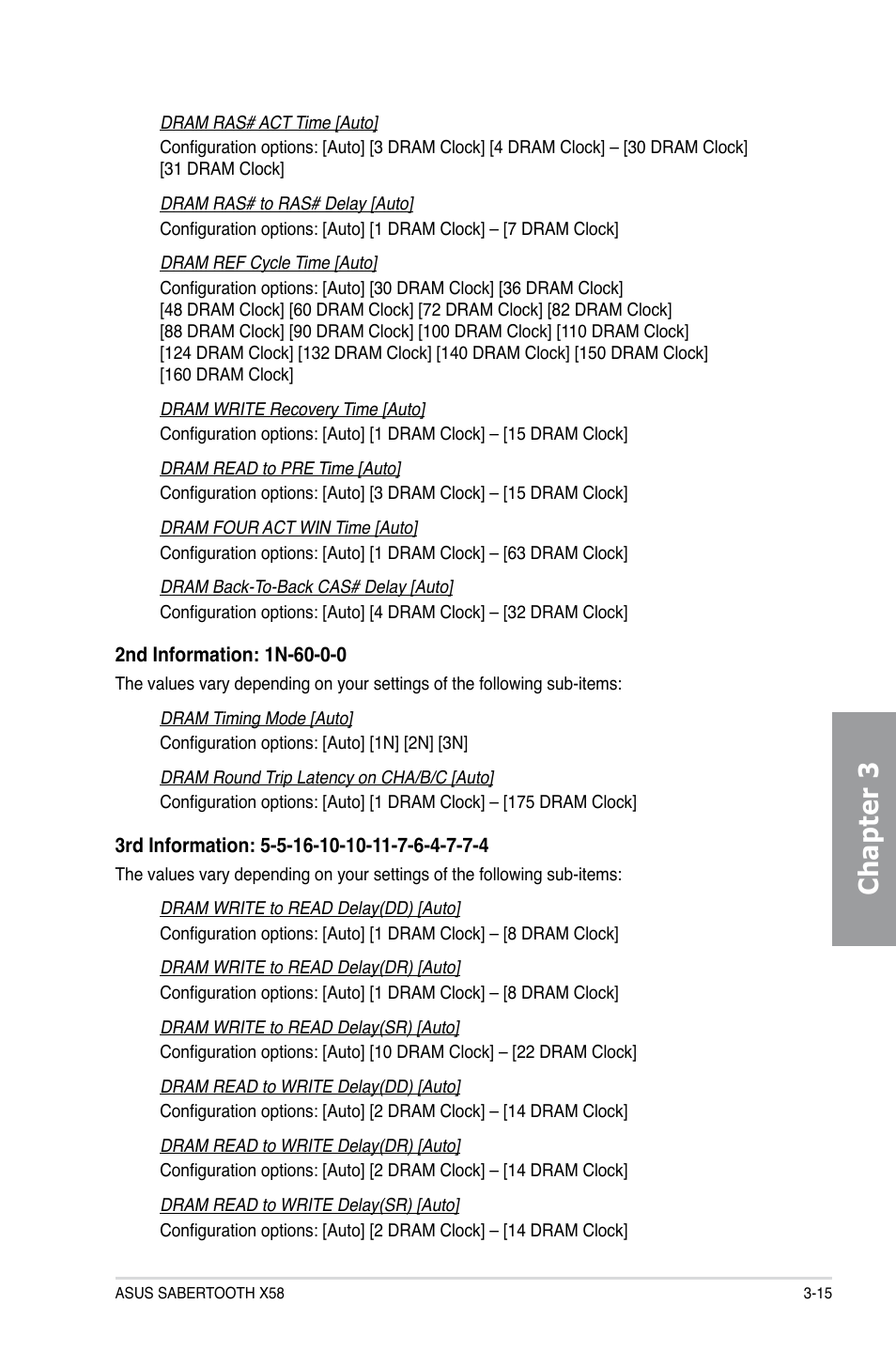 Chapter 3 | Asus Sabertooth X58 User Manual | Page 73 / 128