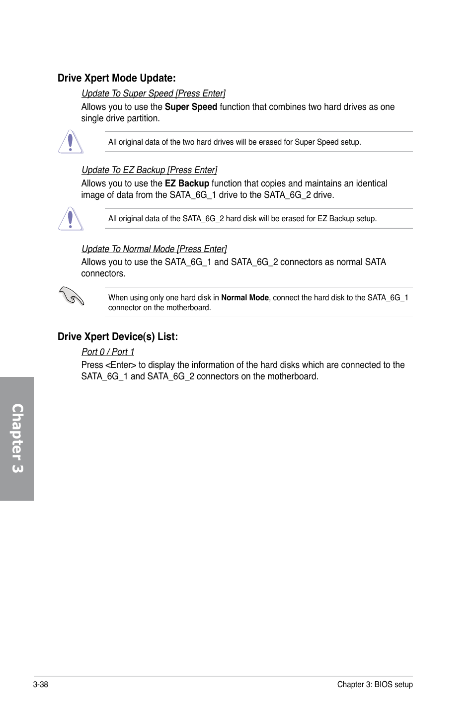 Chapter 3 | Asus Sabertooth X58 User Manual | Page 96 / 128