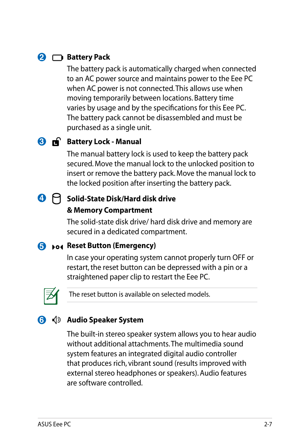 Asus Eee PC 904HA/XP User Manual | Page 19 / 84