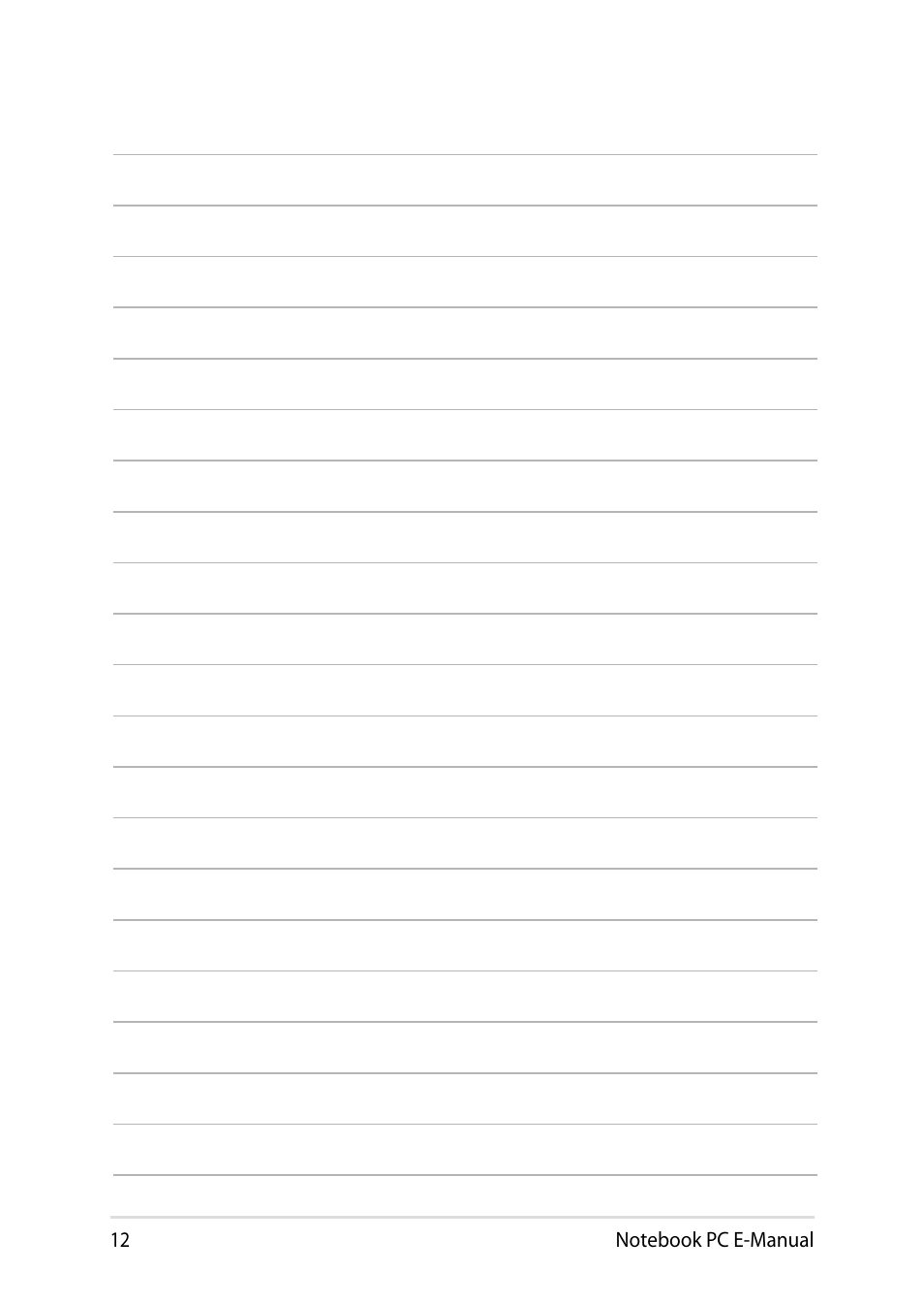 Asus PU301LA User Manual | Page 12 / 130