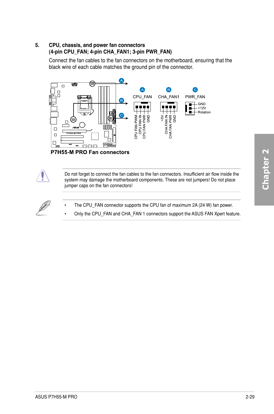 Chapter 2 | Asus P7H55-M PRO User Manual | Page 49 / 104