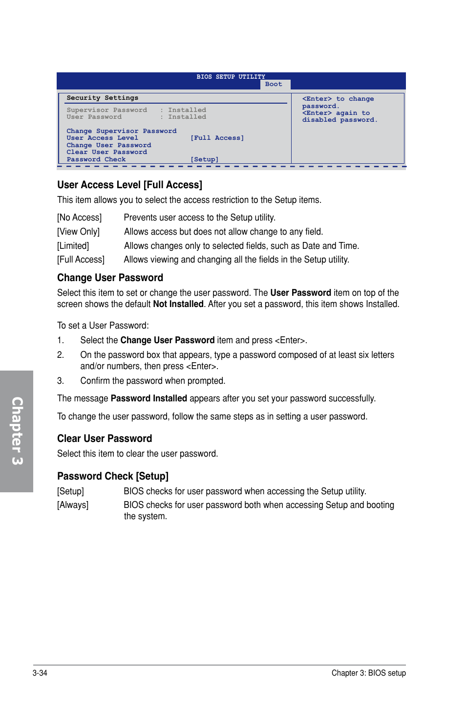 Chapter 3 | Asus P7H55-M PRO User Manual | Page 88 / 104