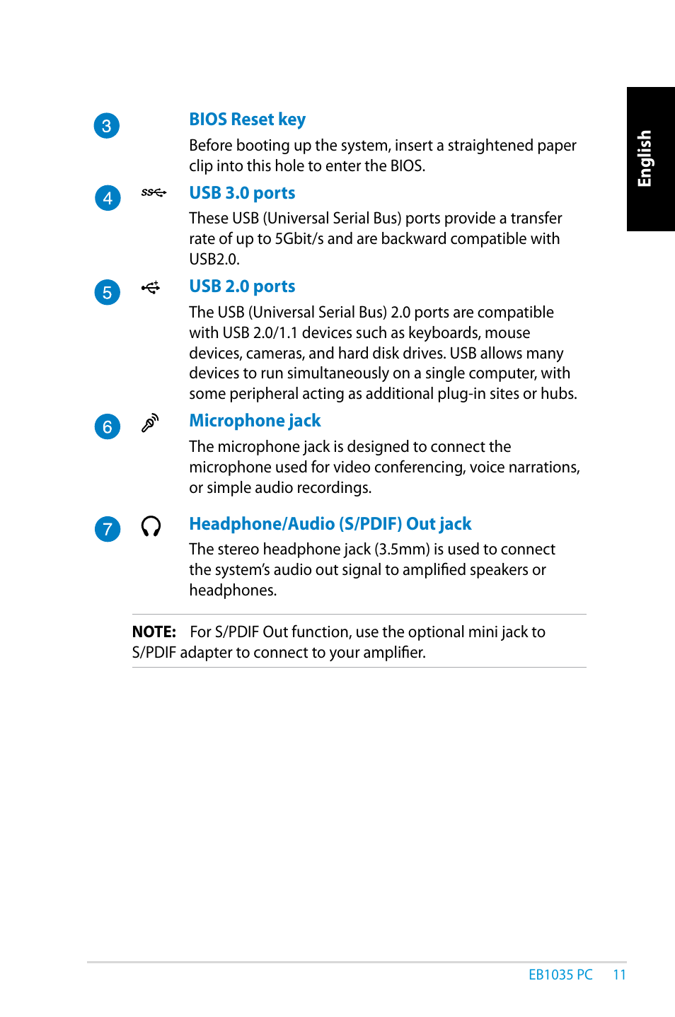 Asus EB1035 User Manual | Page 11 / 61