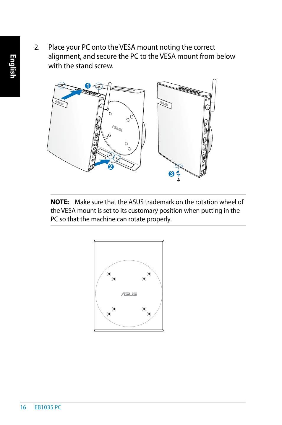 Asus EB1035 User Manual | Page 16 / 61