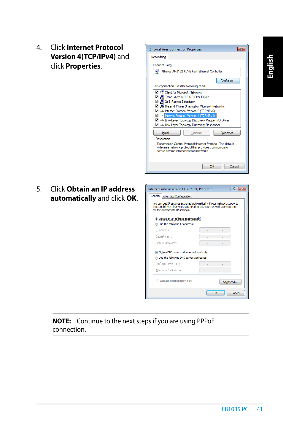 Asus EB1035 User Manual | Page 41 / 61