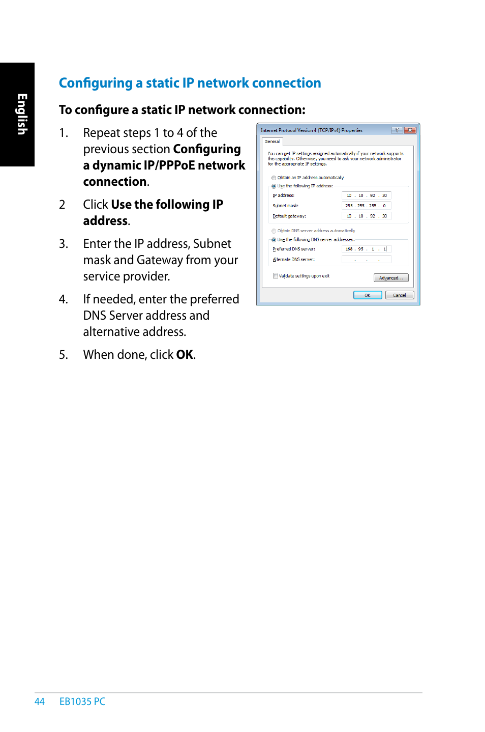 Asus EB1035 User Manual | Page 44 / 61