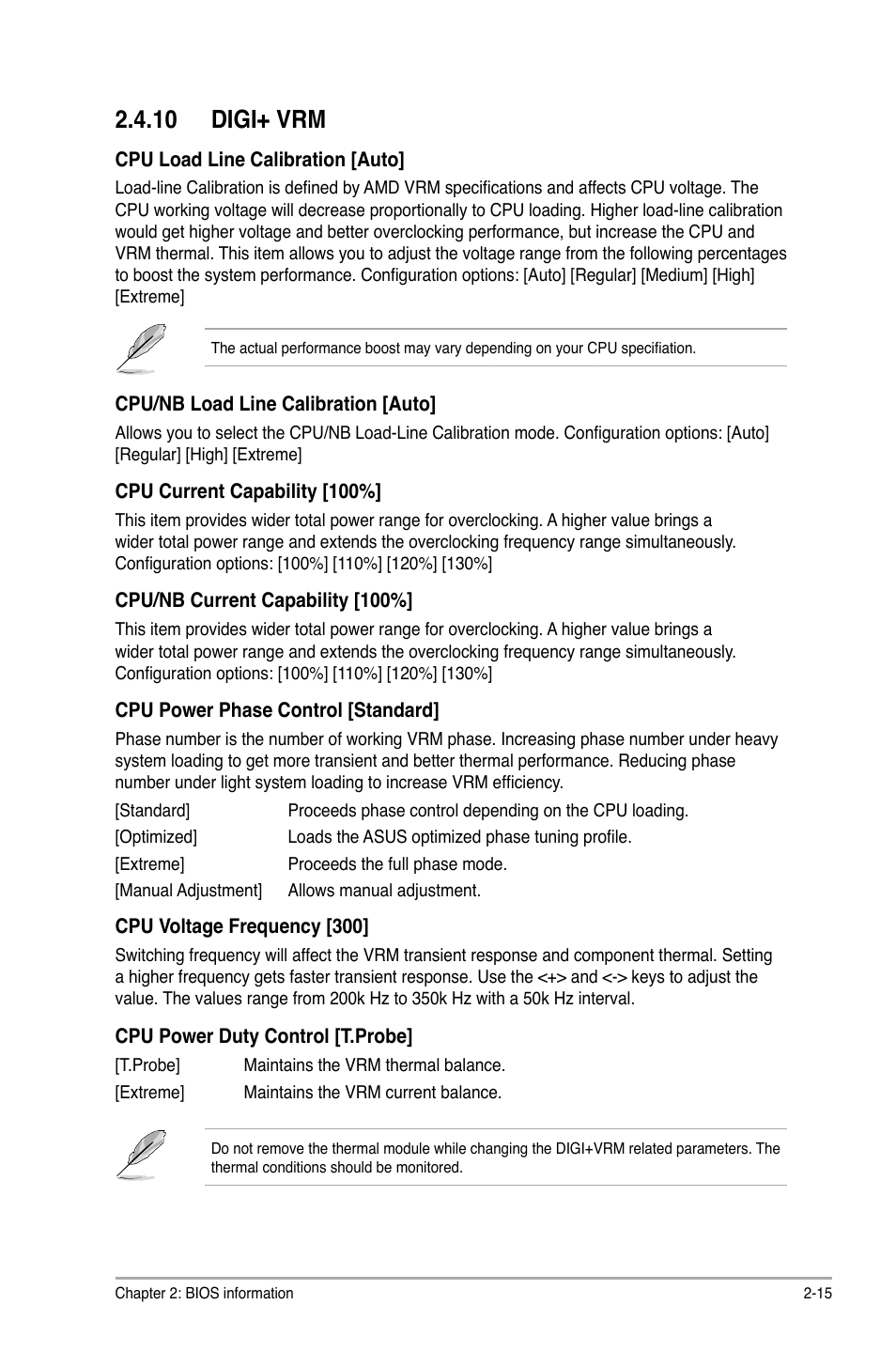 10 digi+ vrm, 10 digi+ vrm -15 | Asus A55M-A/USB3 User Manual | Page 57 / 78