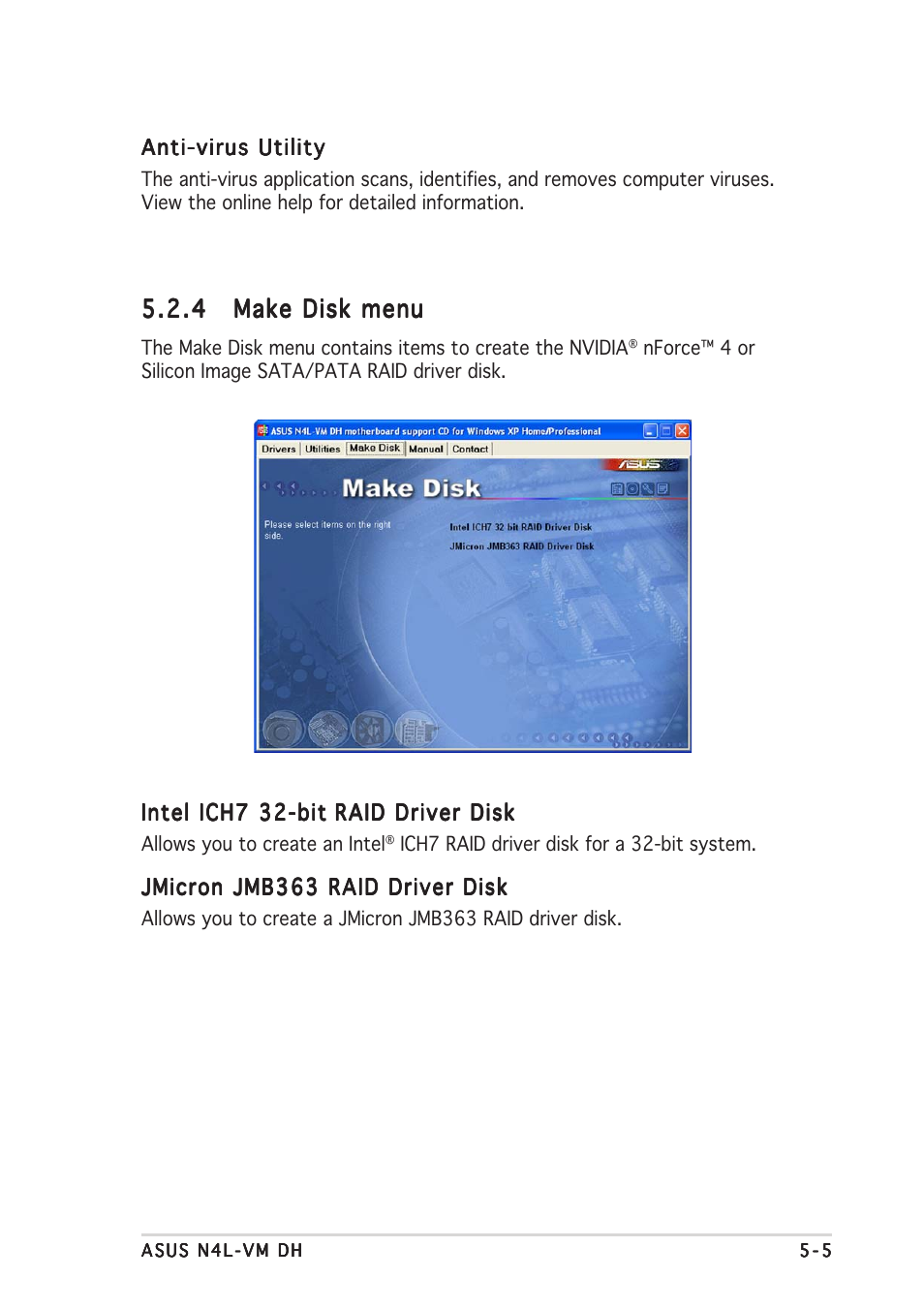 Asus N4L-VM DH User Manual | Page 111 / 148