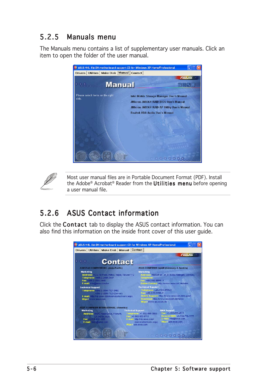 Asus N4L-VM DH User Manual | Page 112 / 148