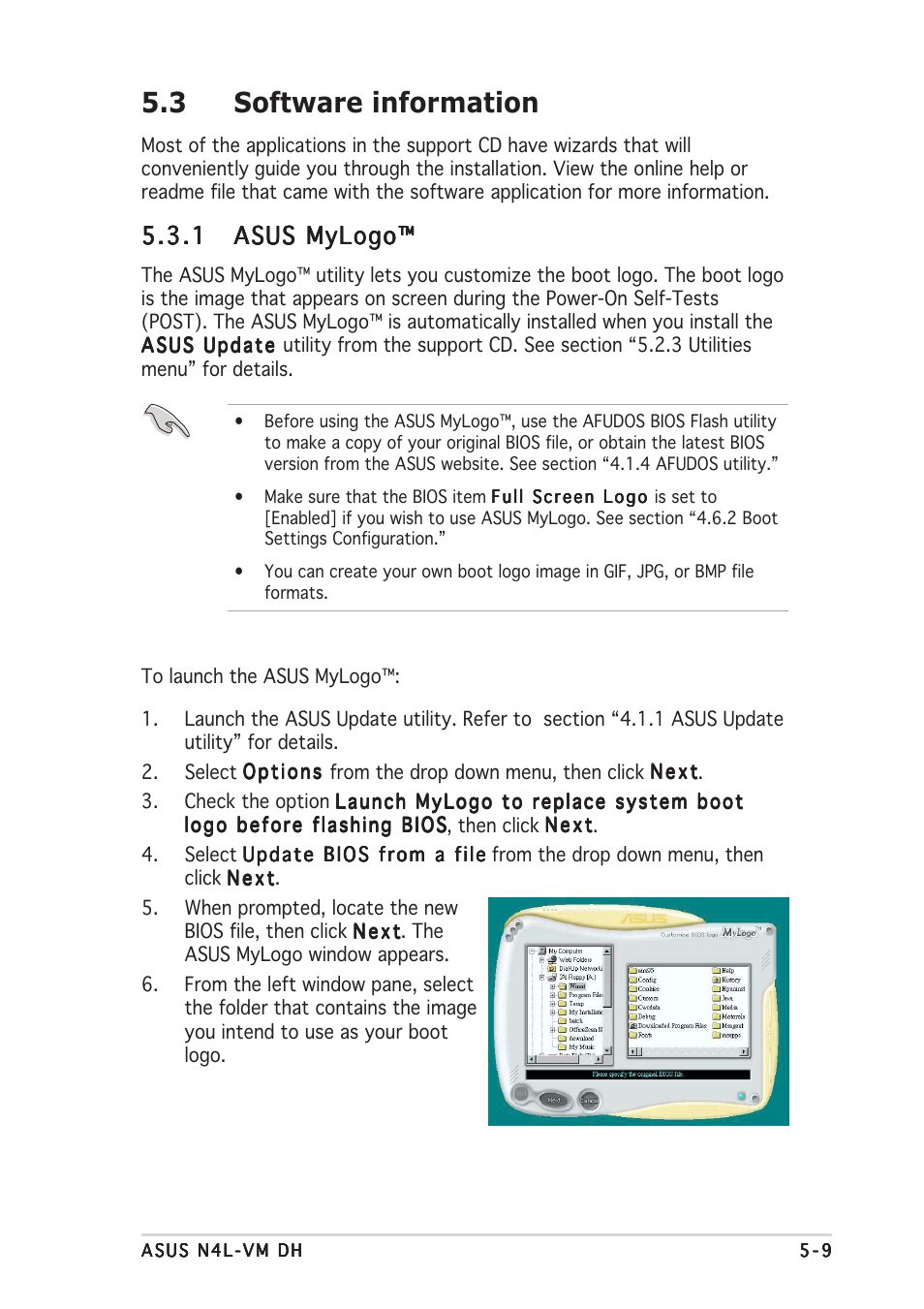 3 software information | Asus N4L-VM DH User Manual | Page 115 / 148