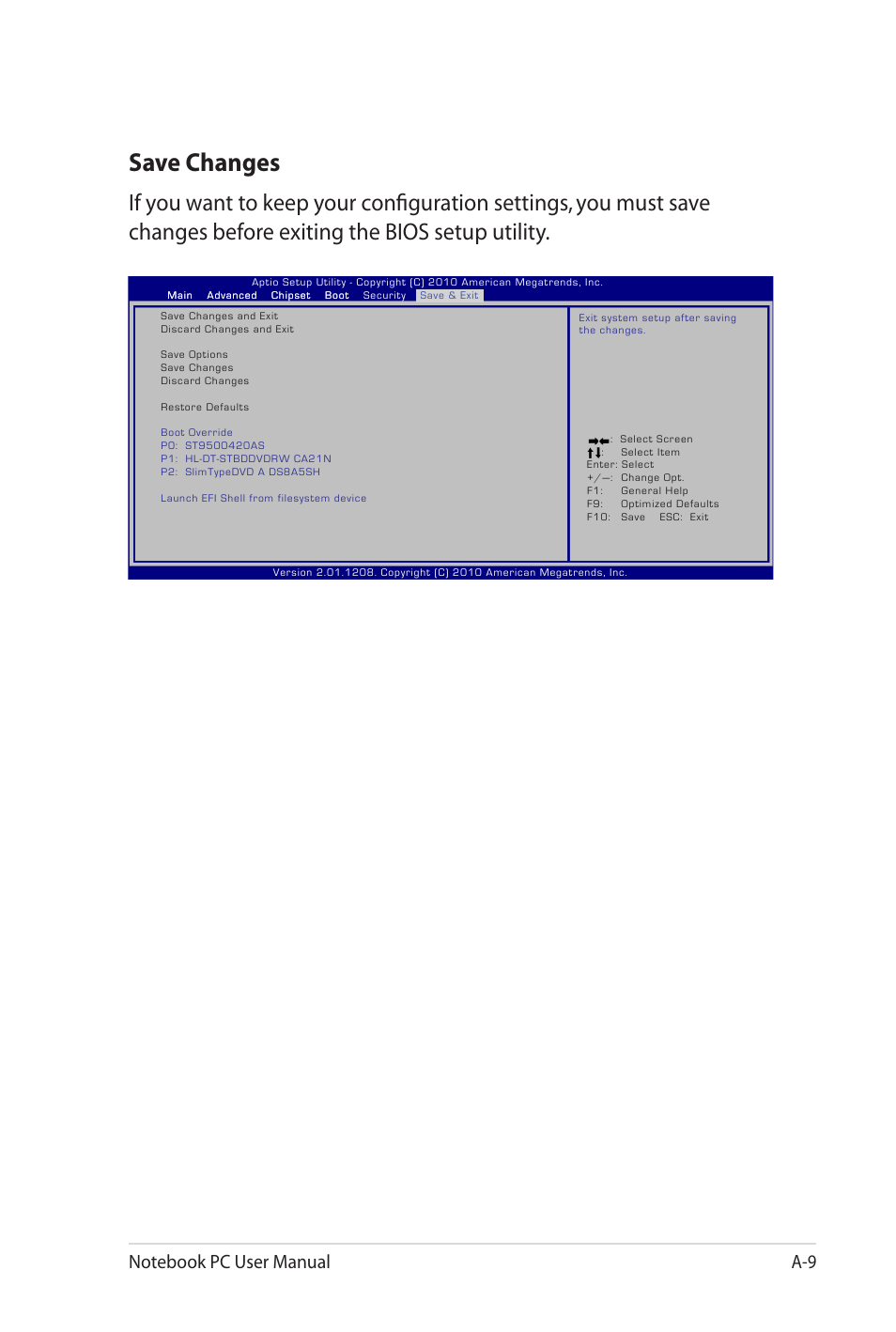 Save changes | Asus X4KVM User Manual | Page 81 / 114