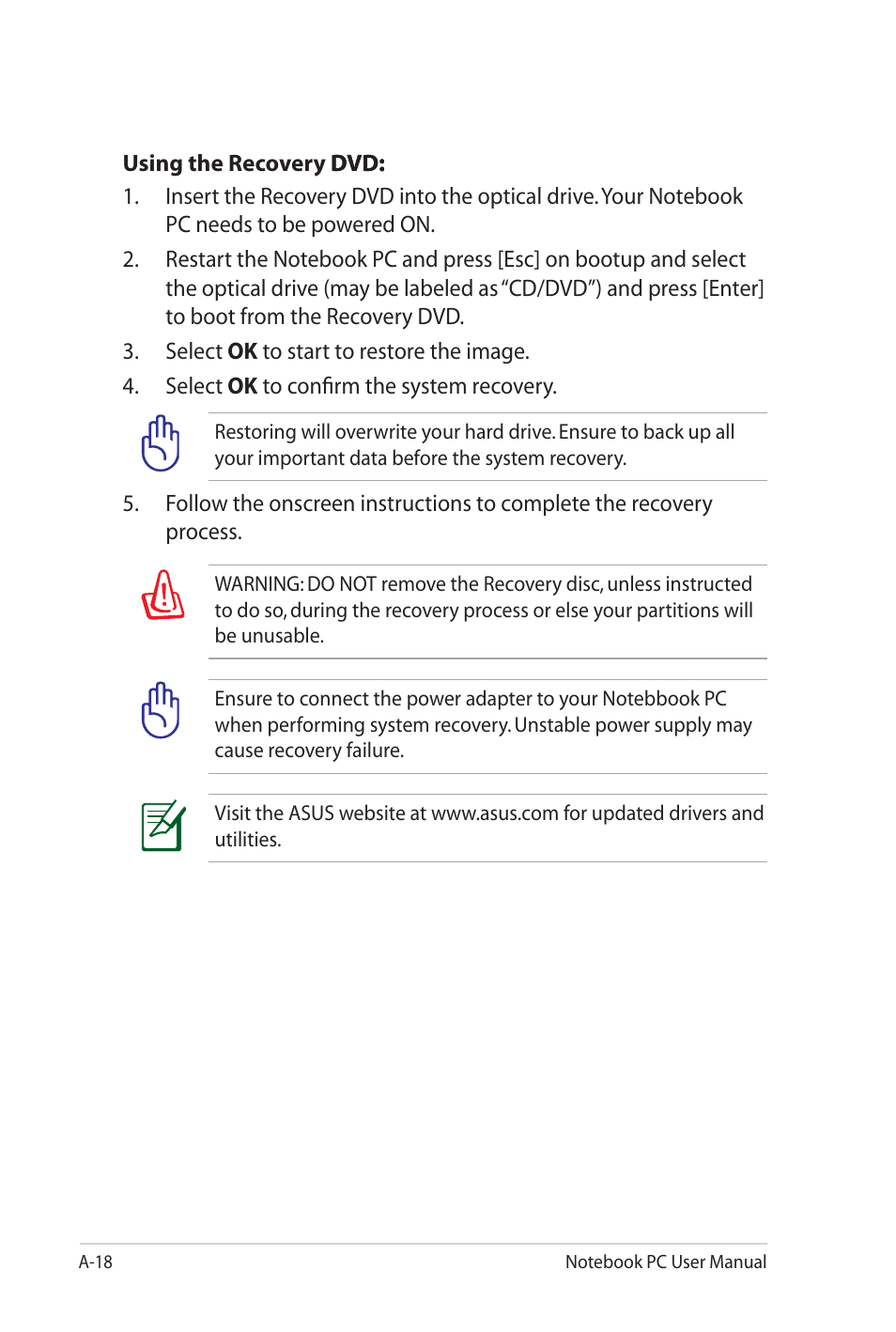 Asus X4KVM User Manual | Page 90 / 114