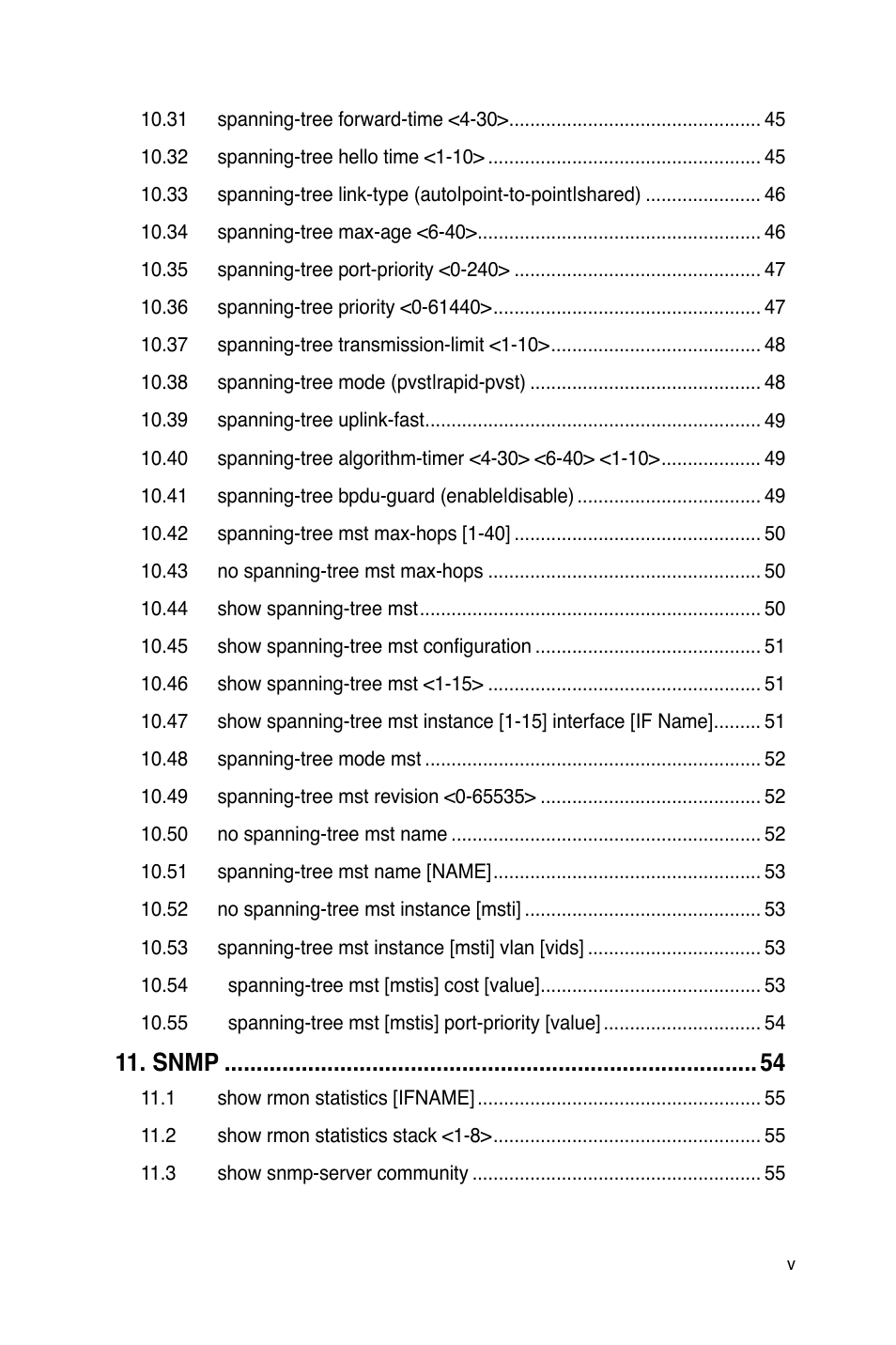 Snmp | Asus GigaX2024B User Manual | Page 7 / 245