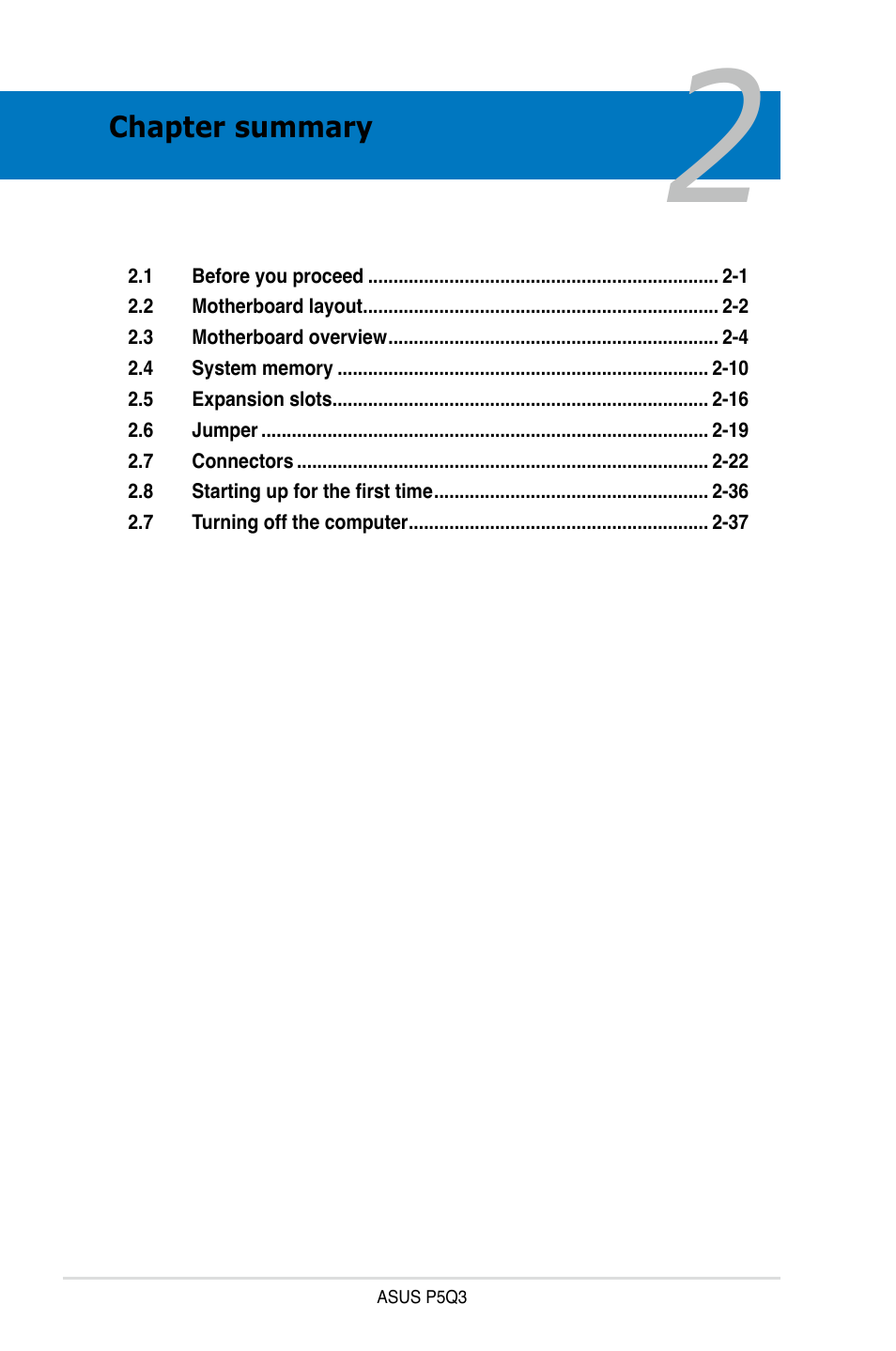 Asus P5Q3 User Manual | Page 26 / 172