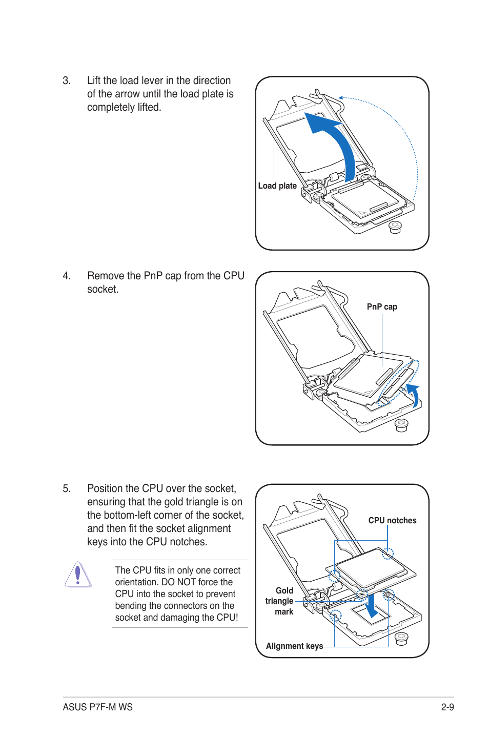 Asus P7F-M WS User Manual | Page 27 / 122