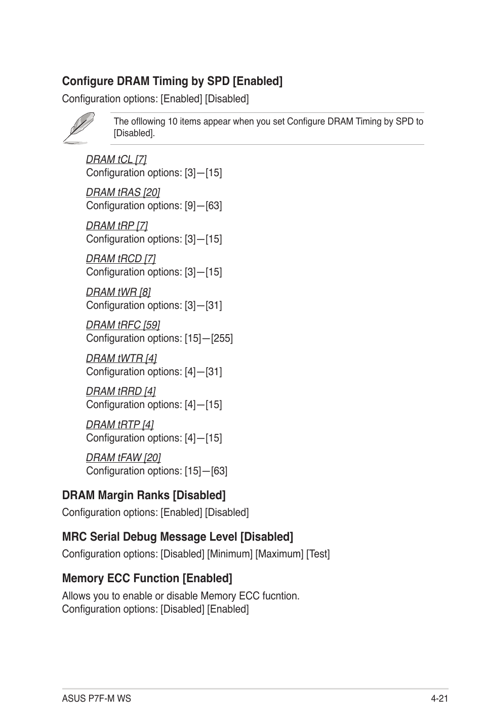 Asus P7F-M WS User Manual | Page 73 / 122