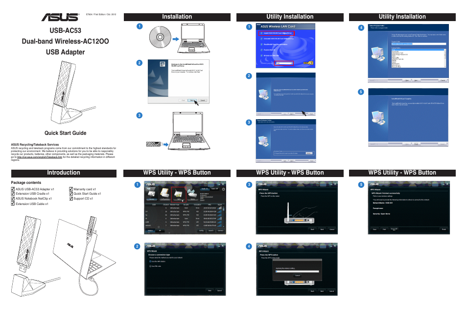 Asus USB-AC53 User Manual | 2 pages