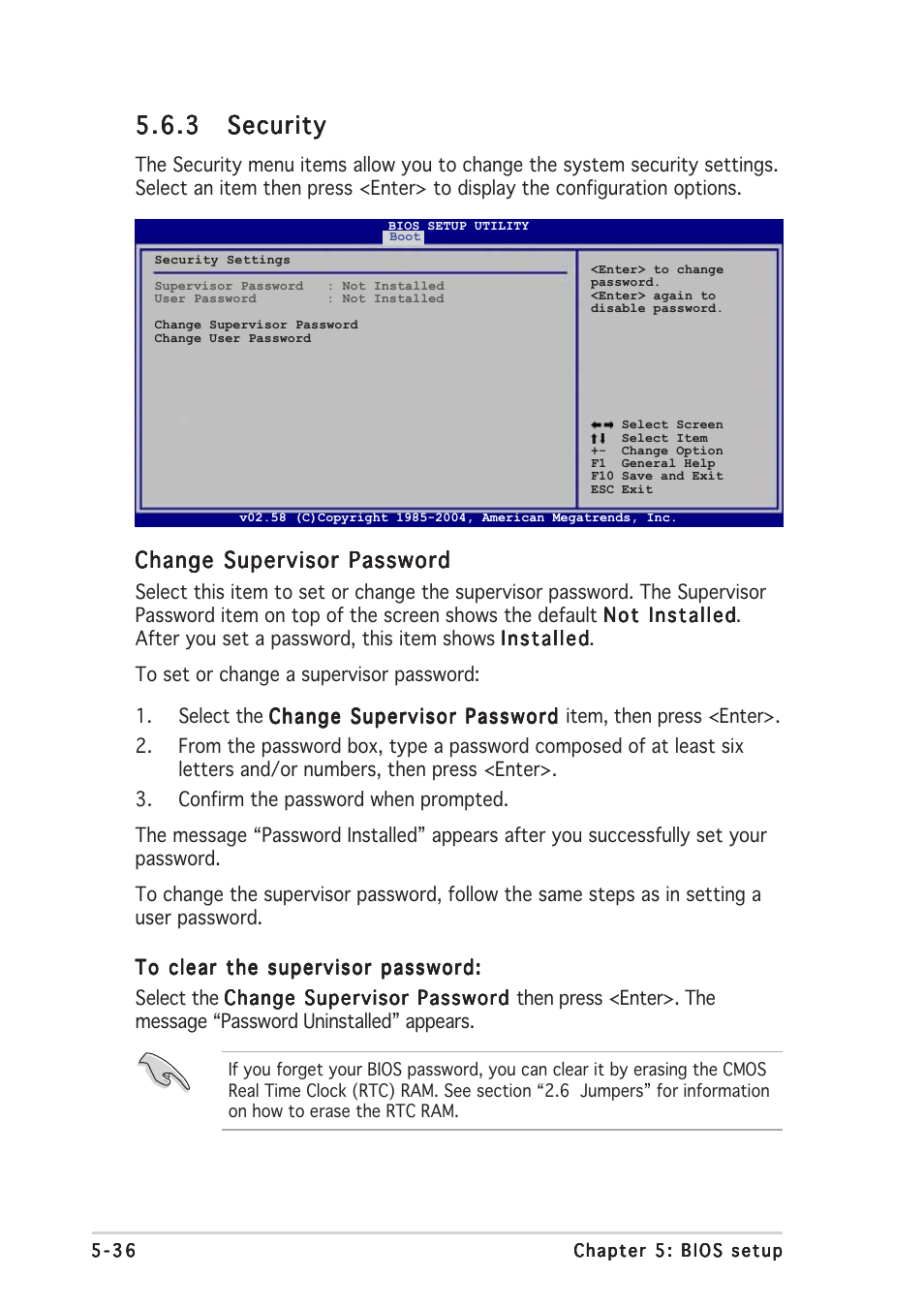 3 security security security security security | Asus RS120-E3/PA2 User Manual | Page 100 / 168