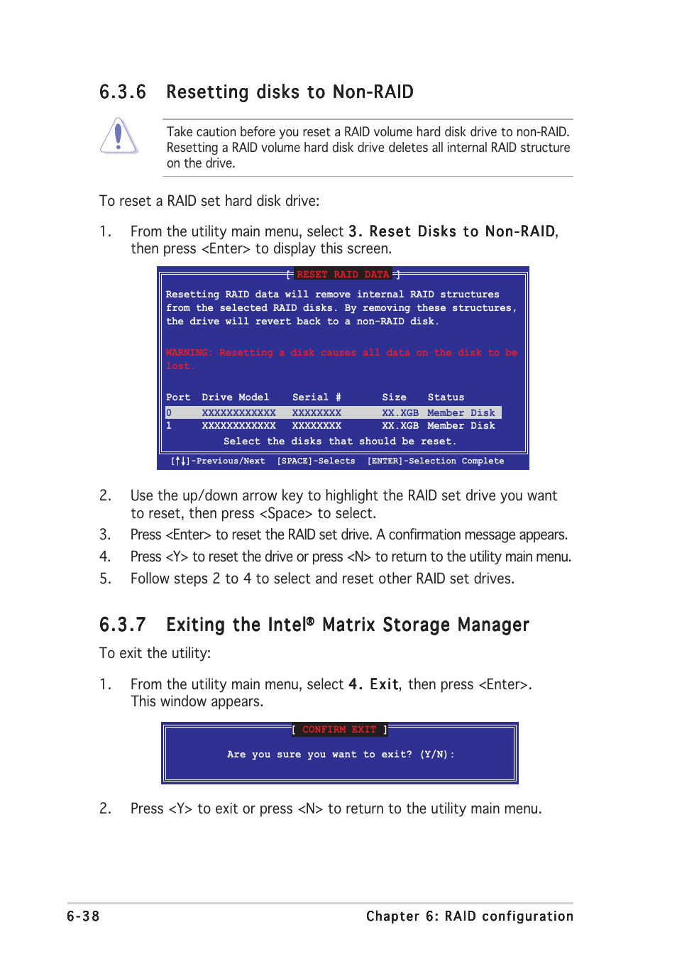 Matrix storage manager | Asus RS120-E3/PA2 User Manual | Page 142 / 168