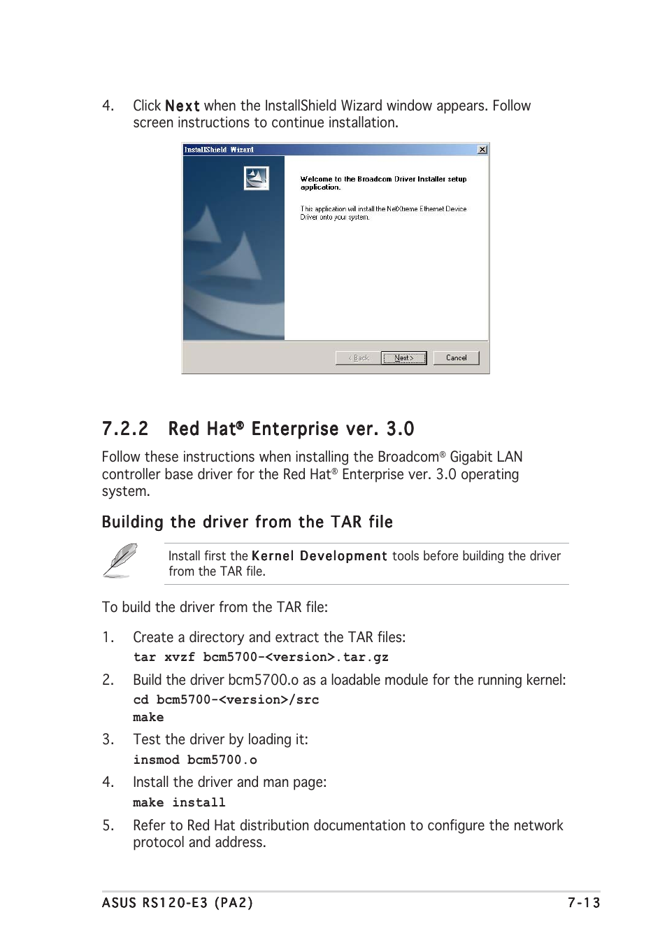 2 red hat red hat red hat red hat red hat, Enterprise ver. 3.0 | Asus RS120-E3/PA2 User Manual | Page 157 / 168