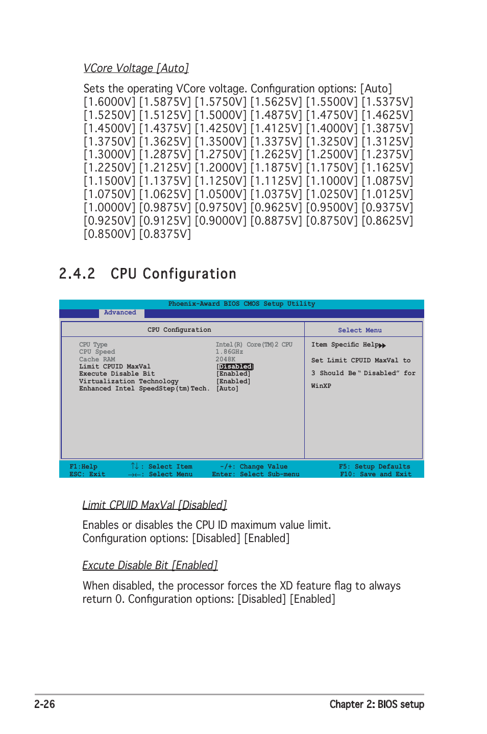 2 cpu configuration | Asus P5ND2 SE User Manual | Page 72 / 100