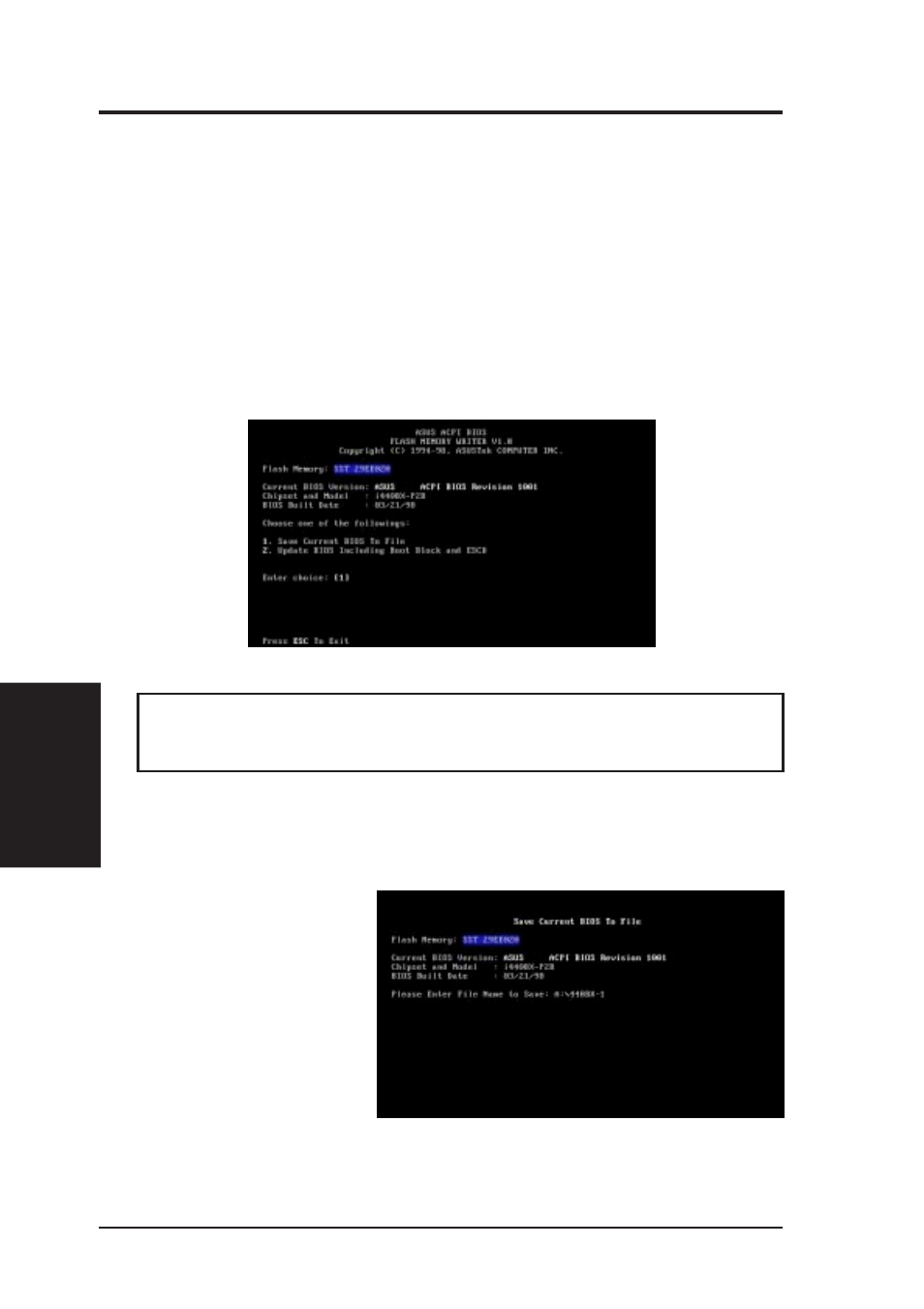 Iv. bios setup, Main menu | Asus MEZ-M User Manual | Page 36 / 96